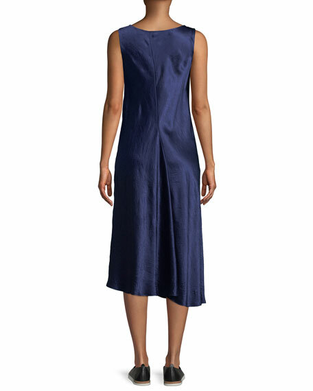 E037 NWT VINCE BIAS CUT SLEEVELESS MIDI WOMEN DRESS SIZE XS, S, M, L $295