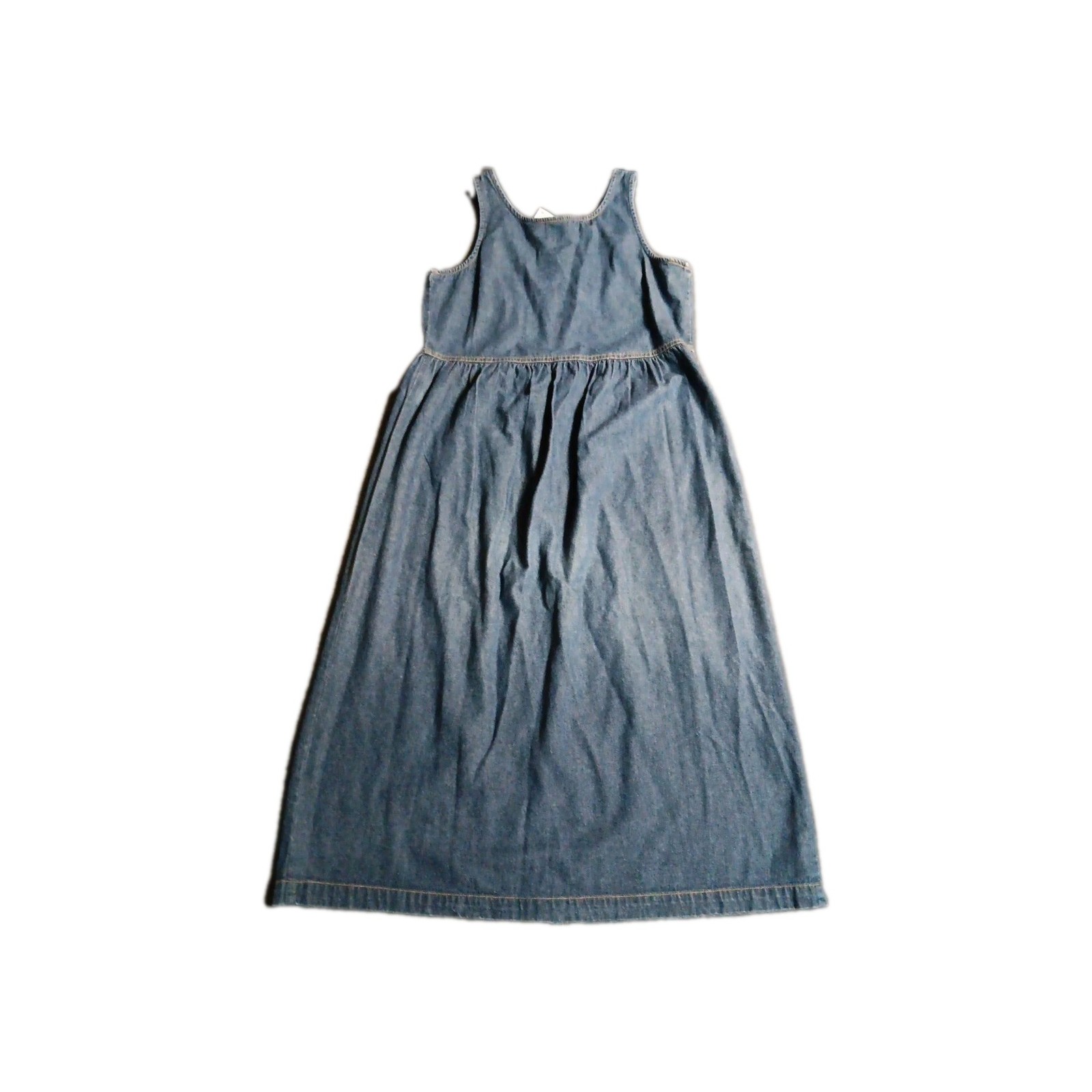 Vintage Disney Catalog Winnie Pooh Midi Denim Jumpsuit Dress Teacher School Med