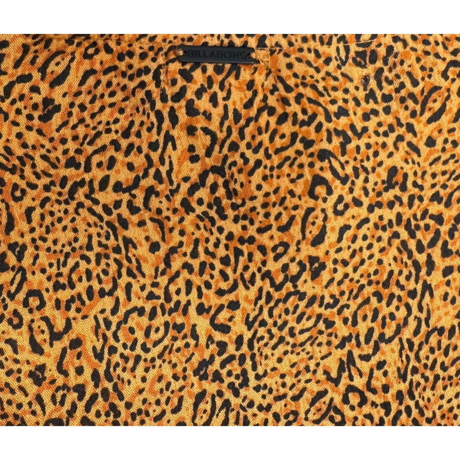 Leopard Print Chiffon Two-Piece Set Top and Pants