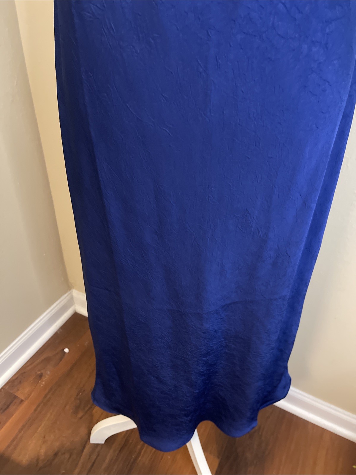 Baum und Pferdgarten Agamora Midi Slip Dress Bellwether Blue EU 42 Cowl Neck