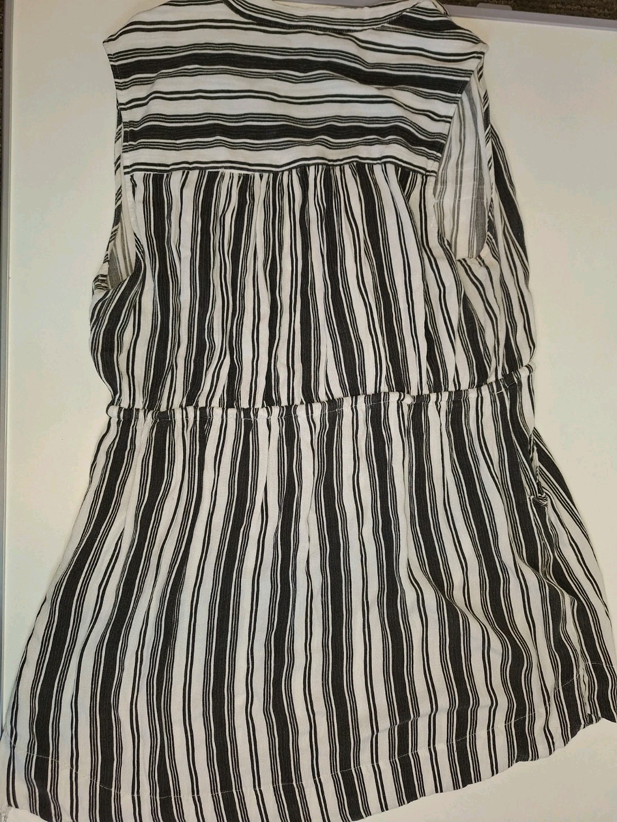 Liv 4 Truth Sleeveless 2x Blue/ White Stripes Preppy, Beach Comfort
