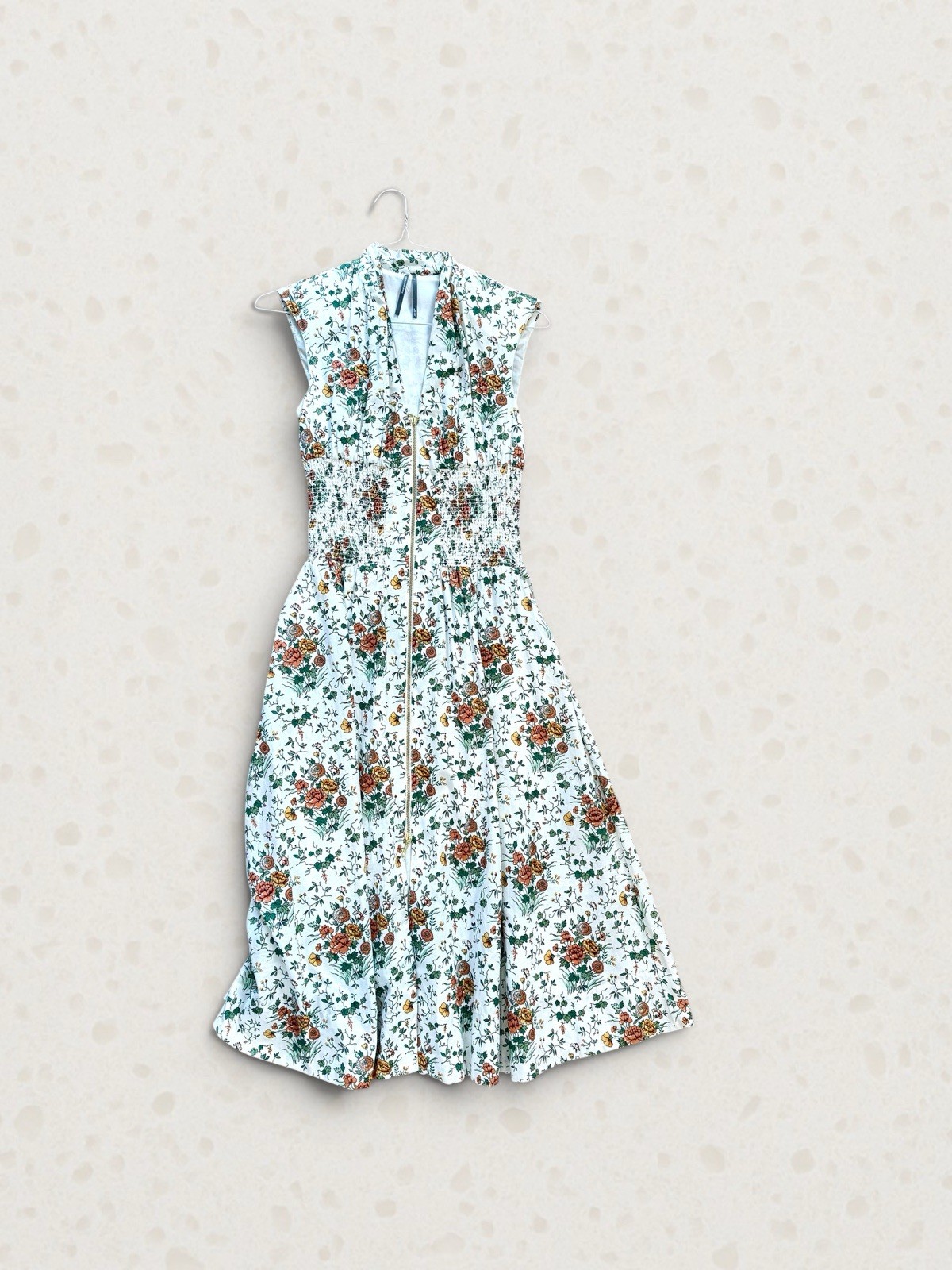 Anthropologie Size XS Floral Tommie Cap Sleeve Dress