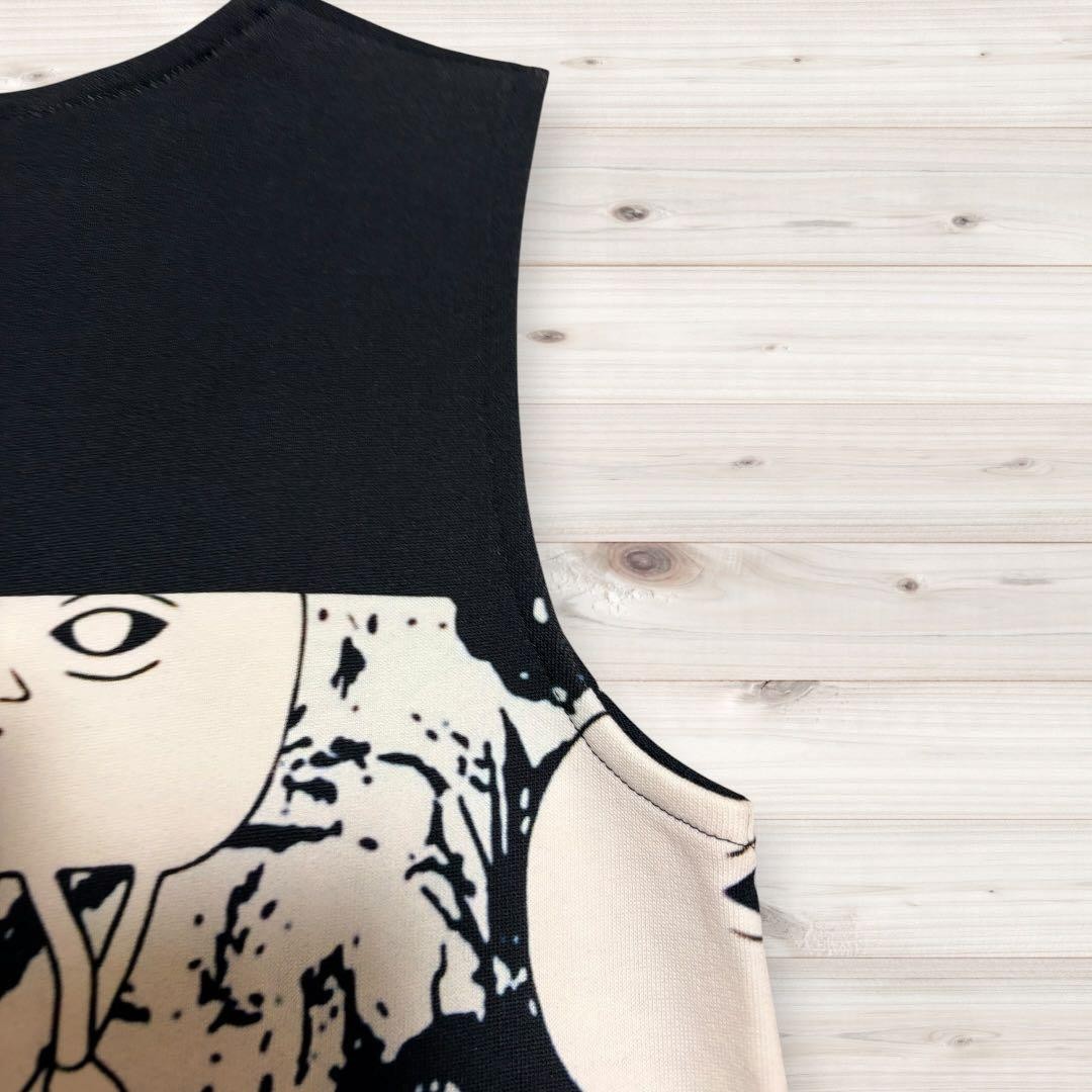 Agnes B. Dex Fernandez Allover Pattern Dress 100 Cotton 1S M Women Rare Agnes B.