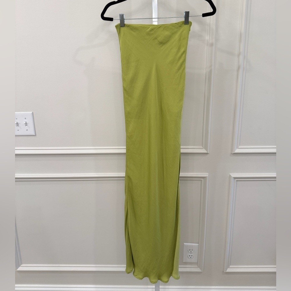 Free People Strapless Satin Dress