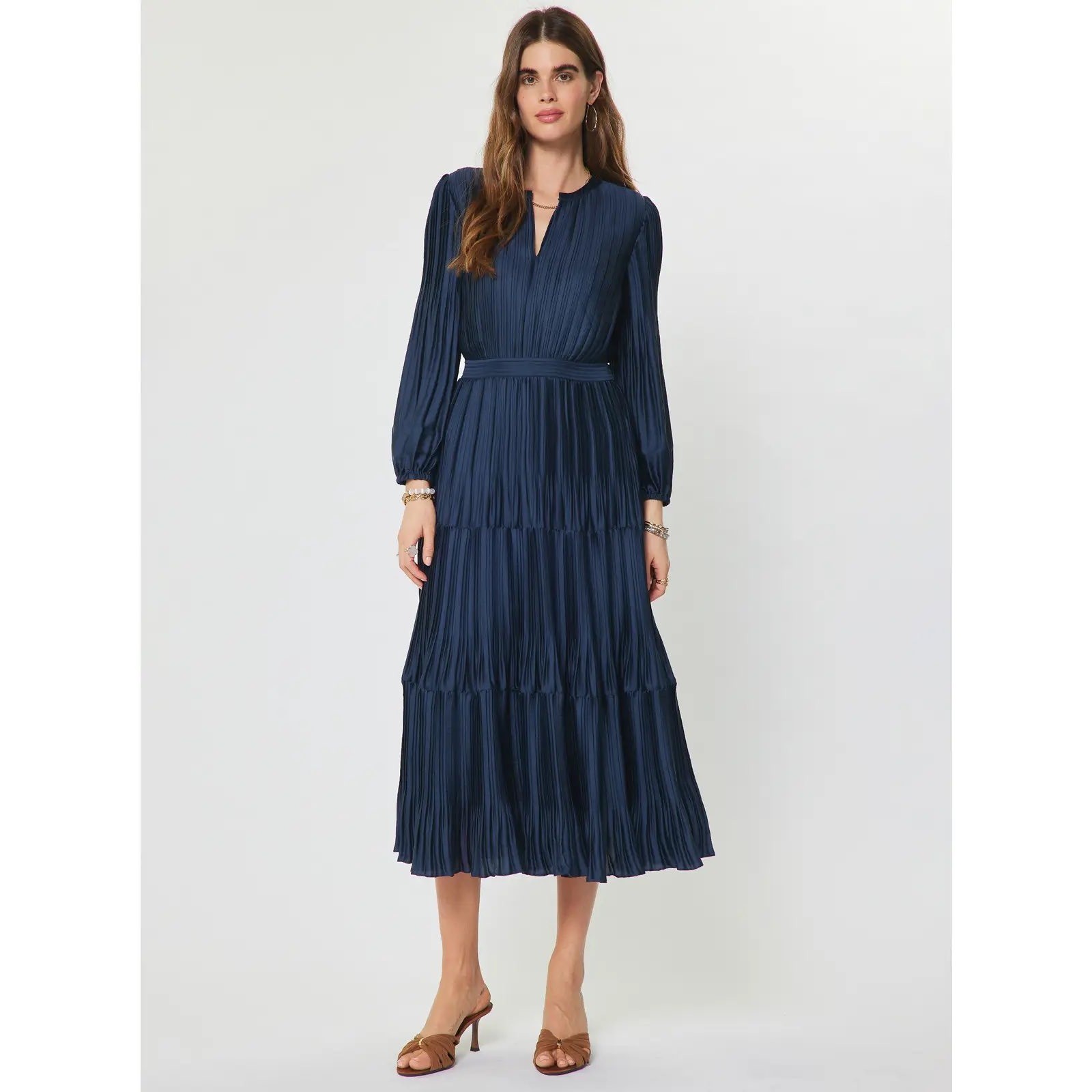 NWT Current Air Tiered Maxi Dress XL Boho Chic Coquette Ruffle Coastal Cowgirl