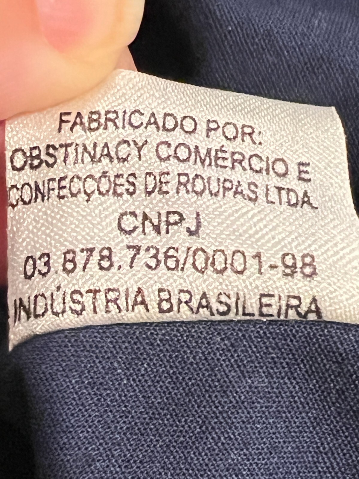 OBSTINACY Brazil Navy Blue Strapless Floral Embroidered Dress Size Large