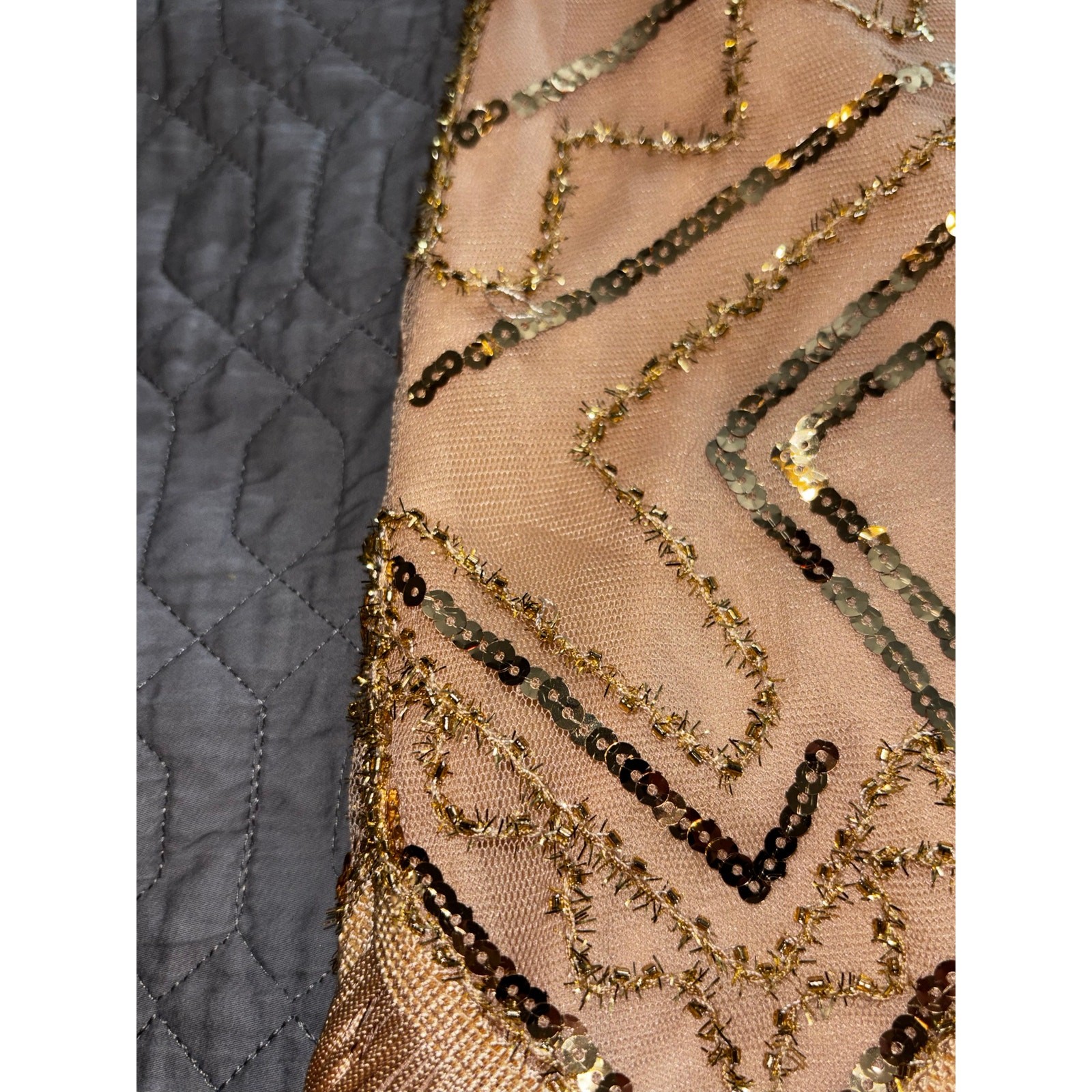 BABEYOND 1920’s Style Sequin/Embroidered Flapper Dress Sz M