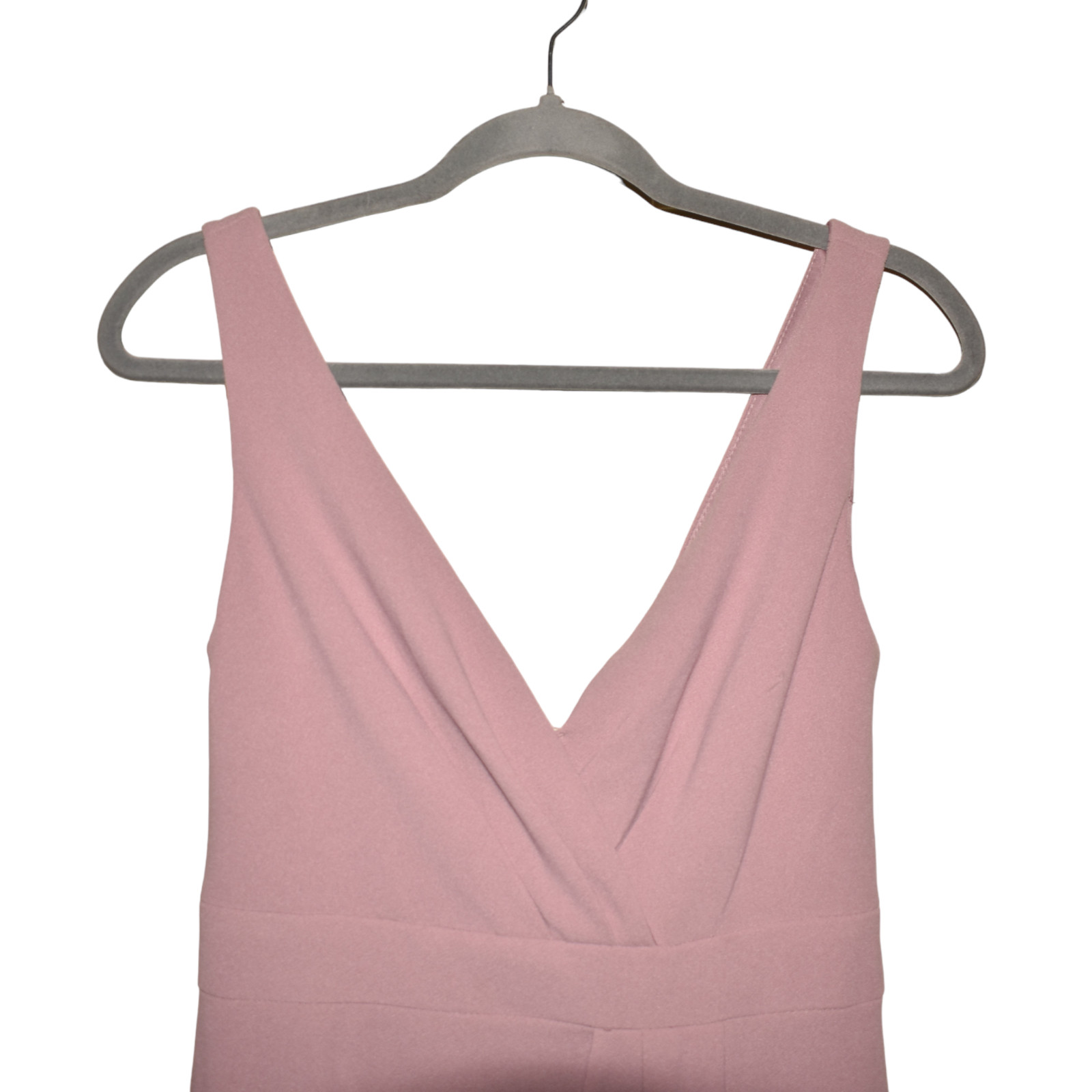 DAVID’S BRIDAL NEW $140 Long Pleated Tank Dress in Quartz Size 4