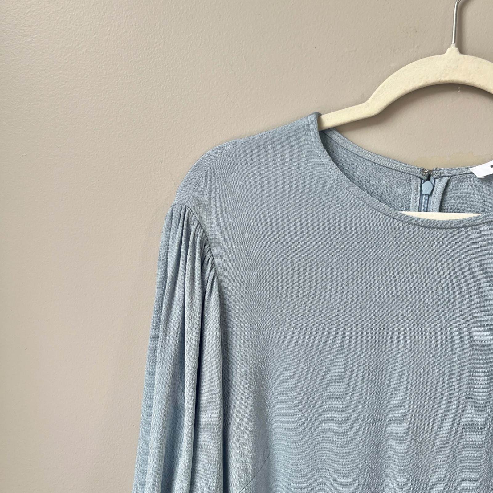 Samsoe Samsoe Dress Women’s Large Dusty Blue Scandi Classic Office Spring Summer
