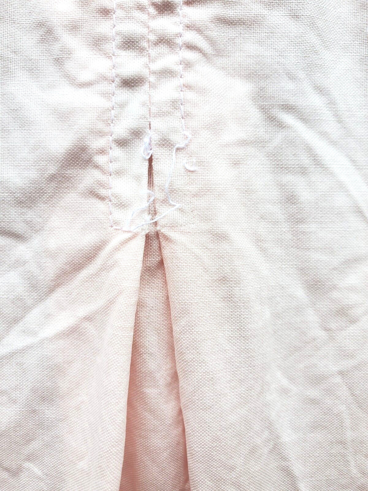 BELLA DAHL small pink BUTTONED SHIRT DRESS tencel, 1/2 sleeves, chest pockets