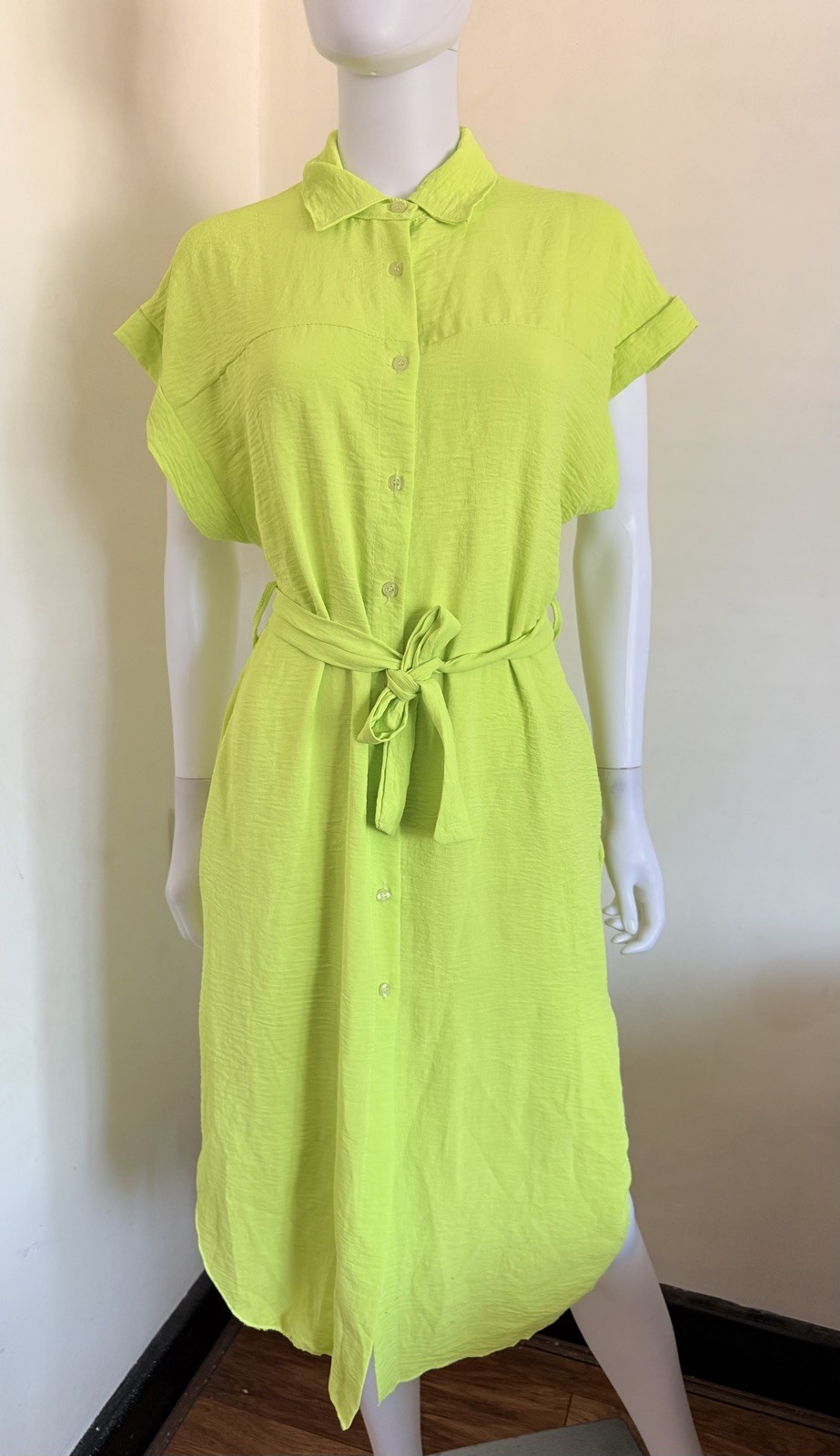 OST London Neon Green Shirt Dress Variant/ brand new/ recommended check measurem