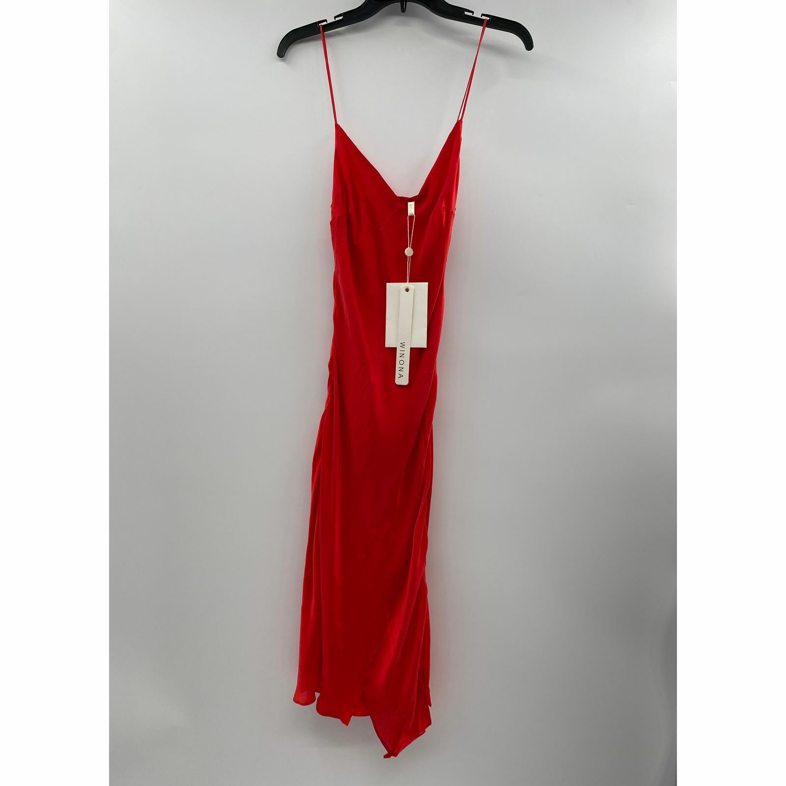 Winona Australia Women’s Breeze Wrap Midi Dress in Red Cocktail Prom Formal XS