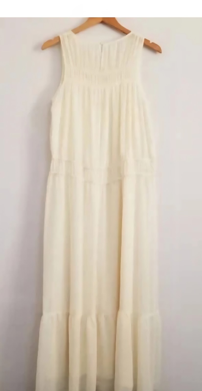 NWT universal thread Cream Chiffon Maxi Dress Size XL