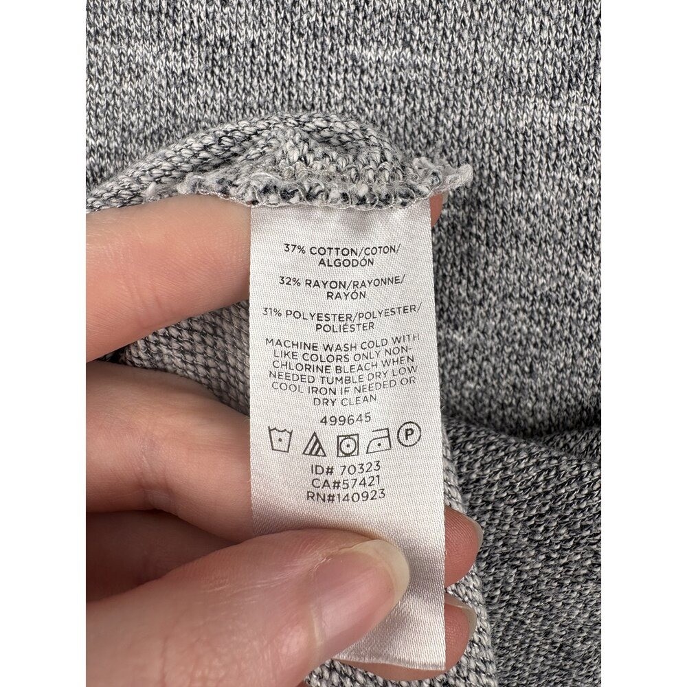 Lou & Grey Heather Gray Knit T-Shirt Midi Dress XS