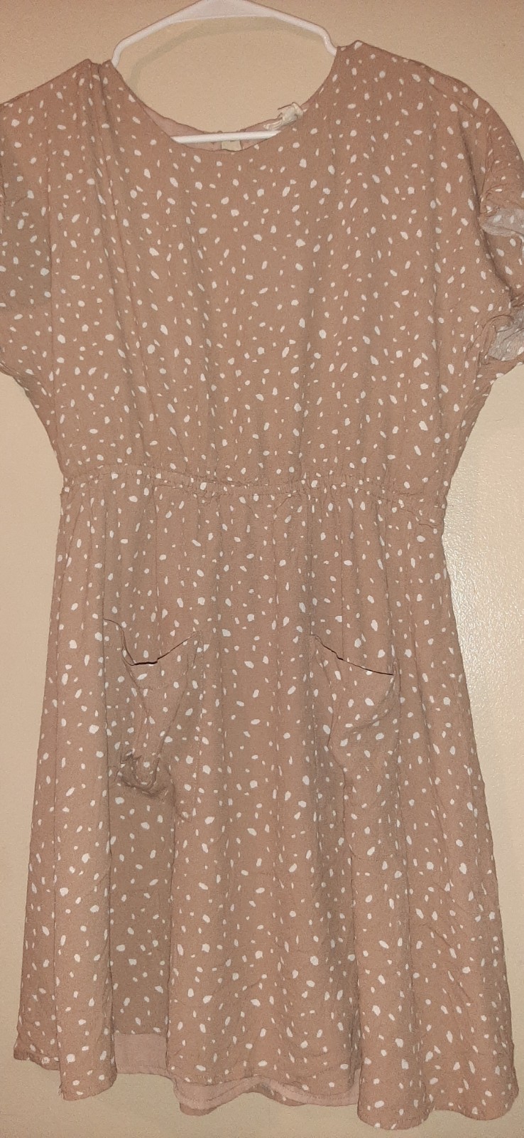 Betsey’s Boutique Shop Women’s Brown/White Polka Dot Dress Size S