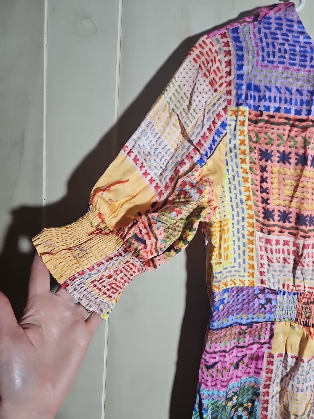 Never Fully Dressed May Patchwork Maxi Dress Sz 6 NWT Eclectic Boho Gypsy