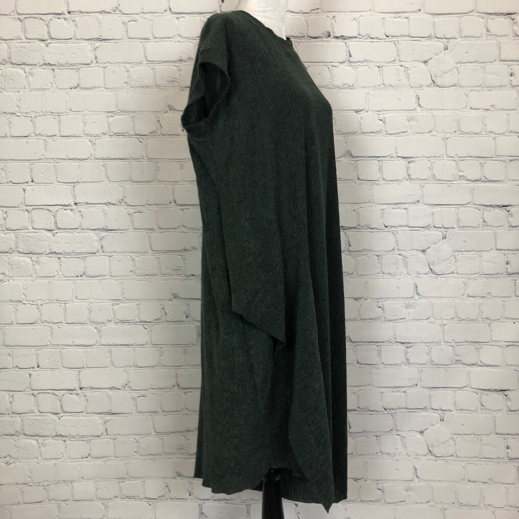 Gershon Bram Dress Size XS Green Textured Pockets