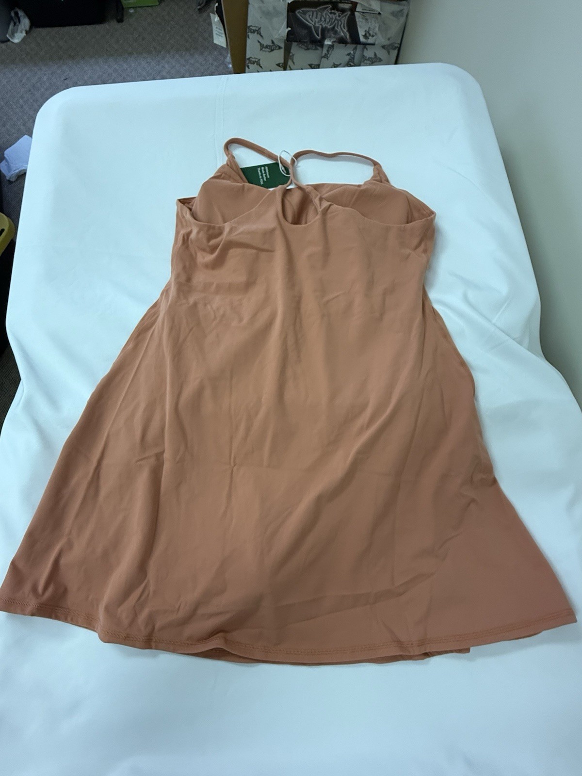HALARA Softlyzero Plush Backless Active Dress NWT sun baked NWT sz L