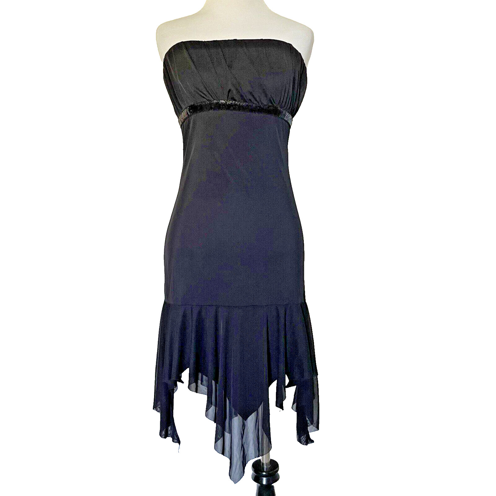 Rue 21 Jrs Womens Dress sz Medium Fits Small 90s Y2K Whimsigoth Fairy Goth