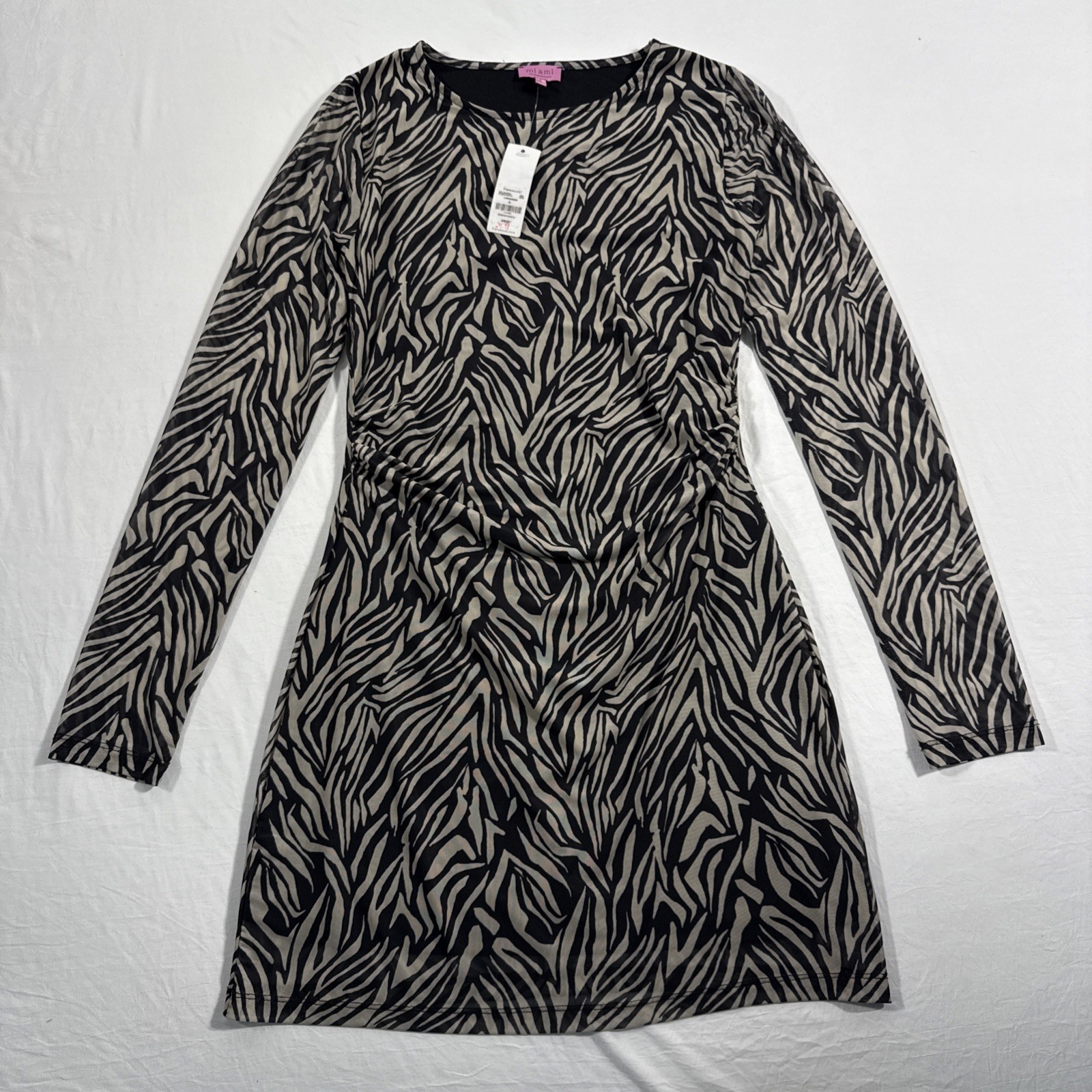 Miami For Francesca’s Midi Long Sleeve Dress Women’s Small NWT