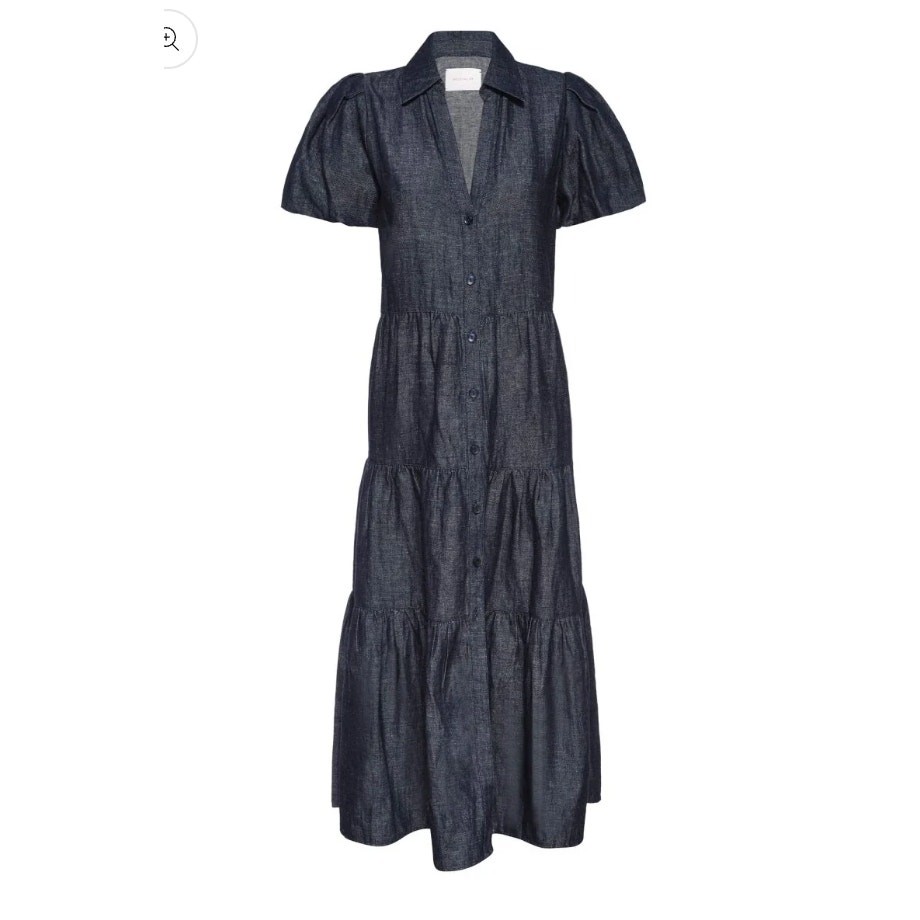 Brochu Walker The Havana Indigo Denim Dress size L large