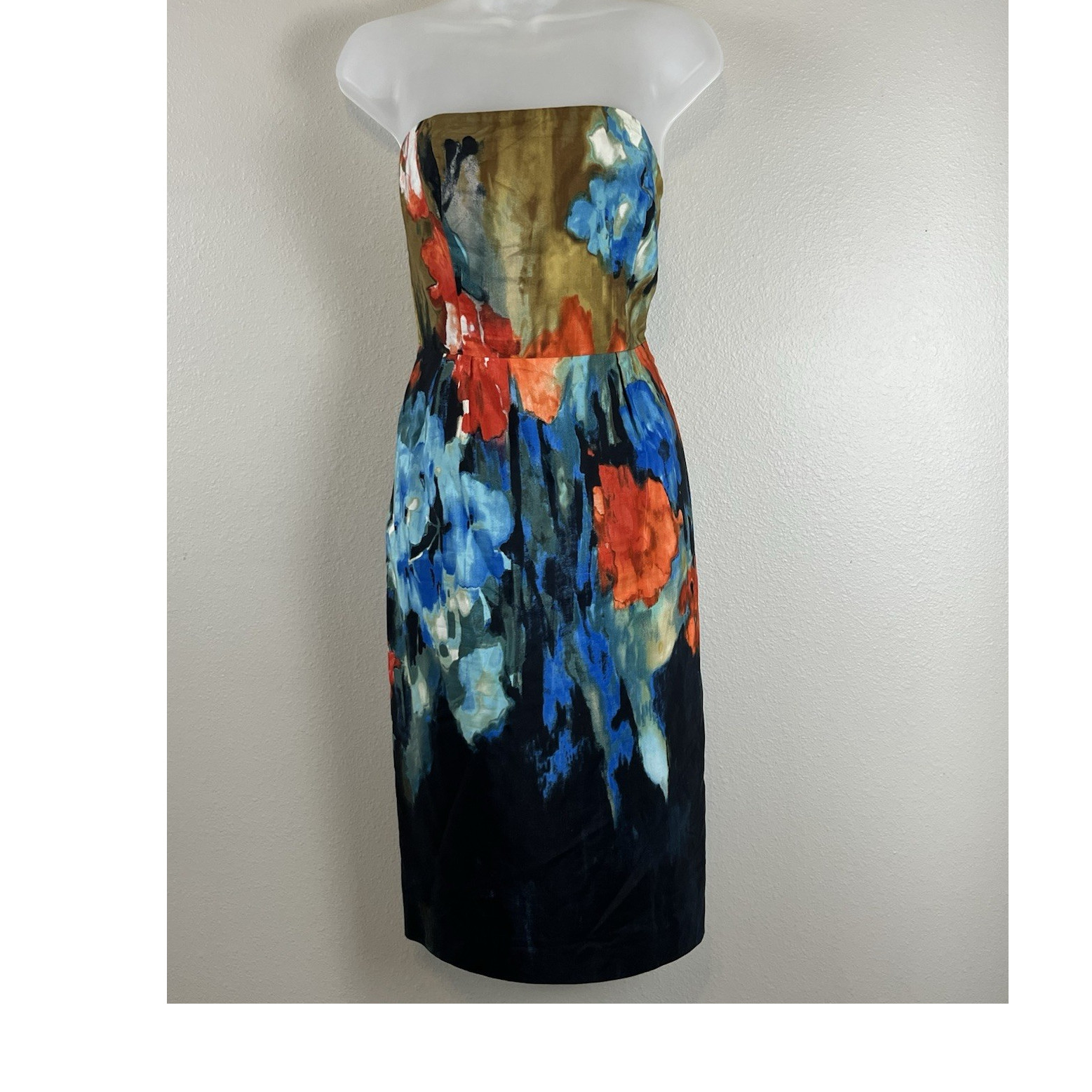 Mod Cloth Moulinette Soeurs Strapless Dress Knee Length Size 6