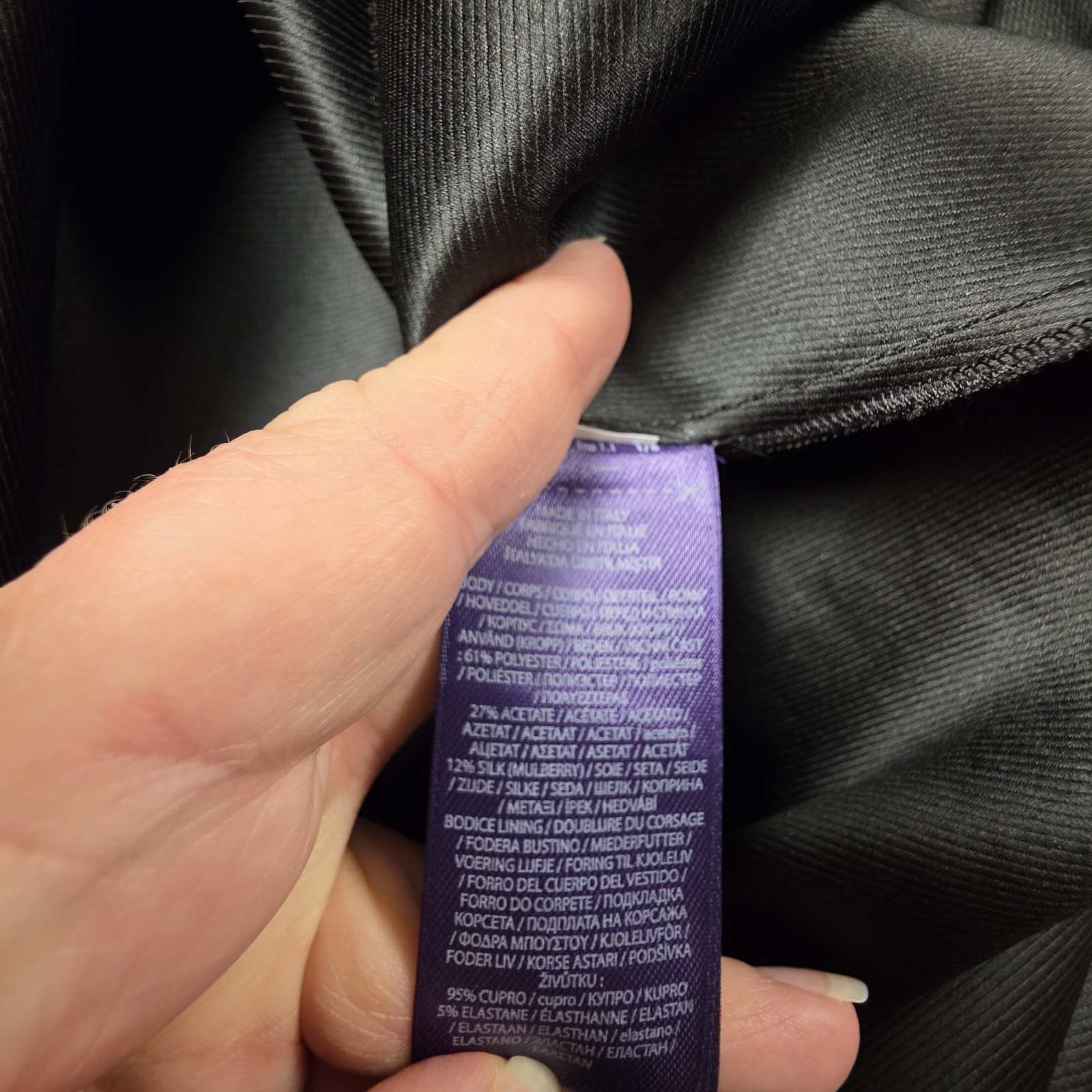 Ralph Lauren Purple Label Jeramiah Sleeveless Bias Satin Gown Dress Sz 4 $3290