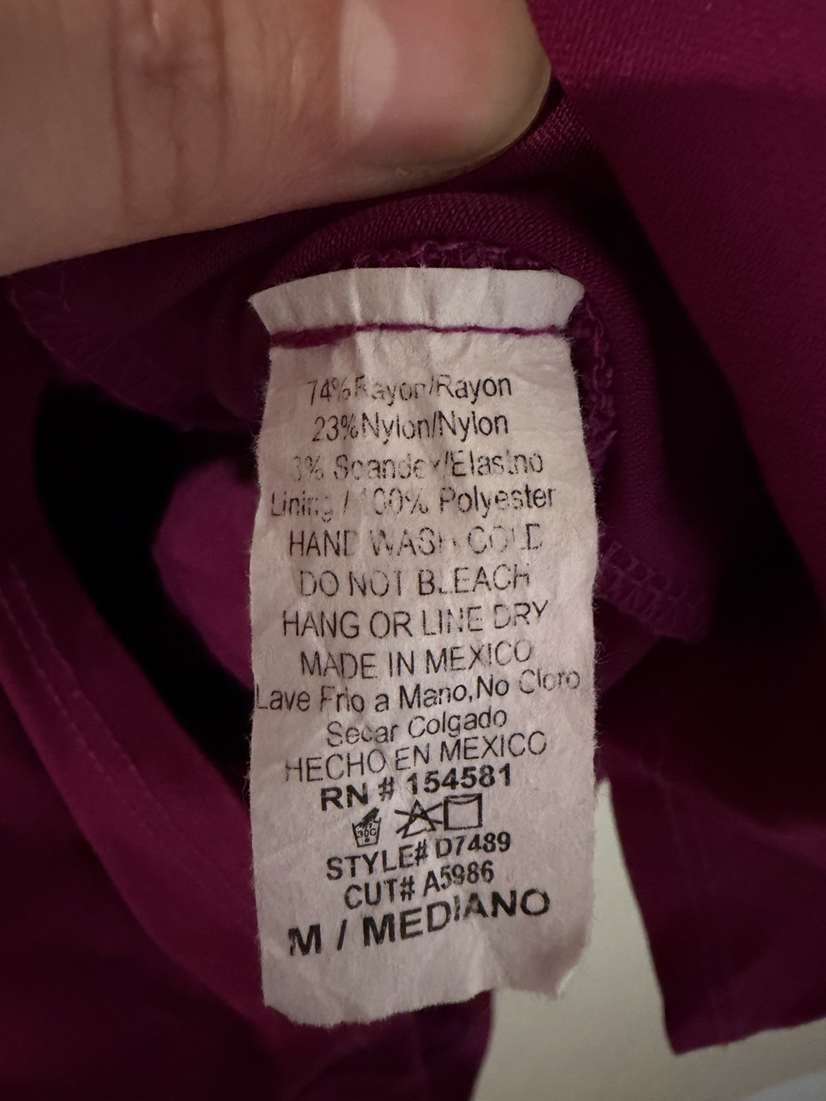 Windsor Women’s Purple Solid Strappy Sleeveless Zip Dress Size M