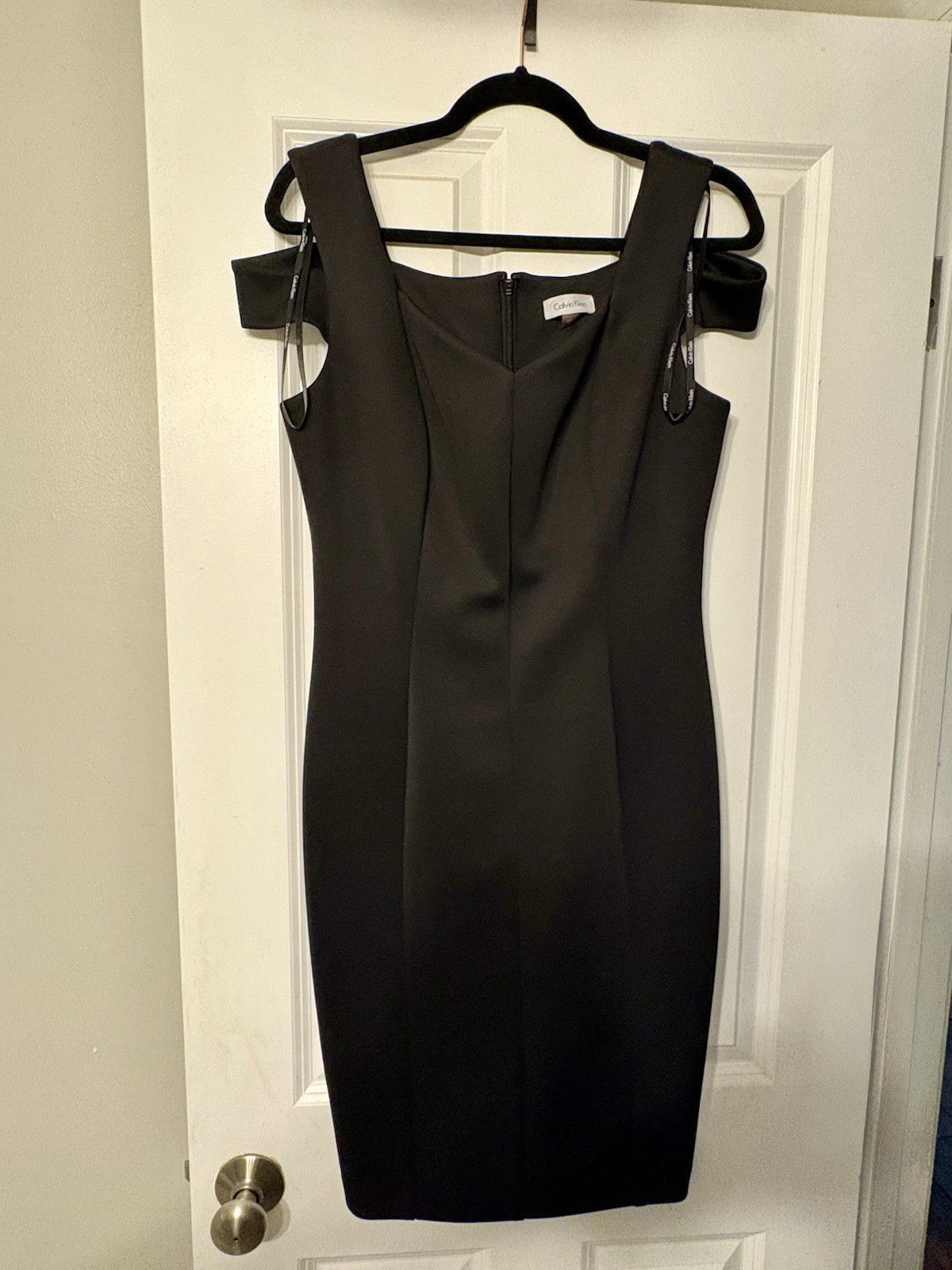 Calvin Klein Women’s Sleeveless Dress, Size 8, Black