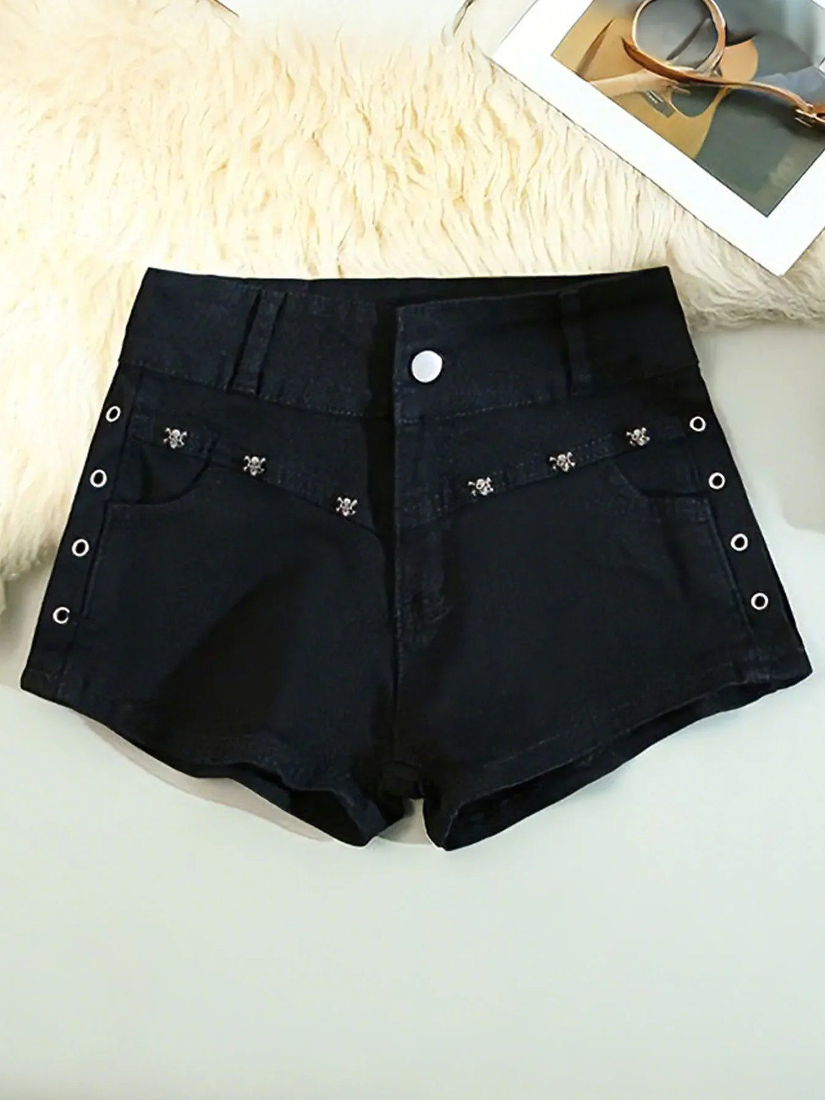 American Retro Leisure Denim Shorts