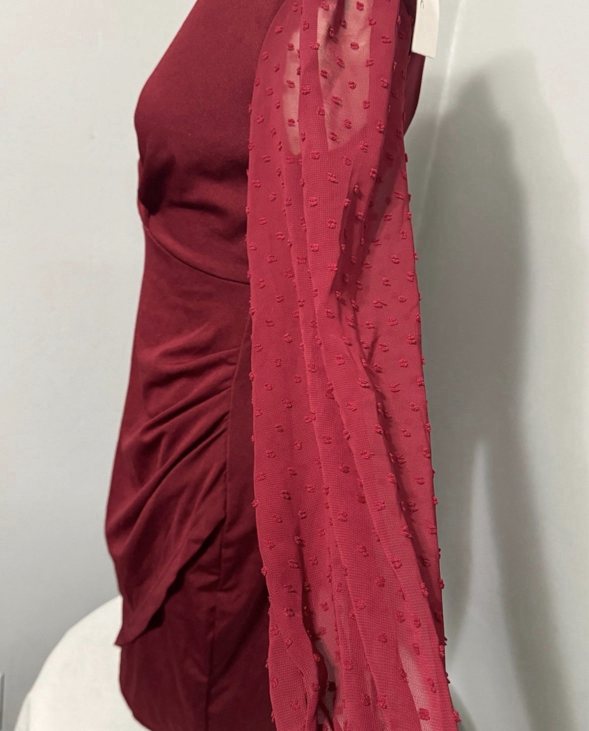 red dress new with tag zipper back size small Beautiful