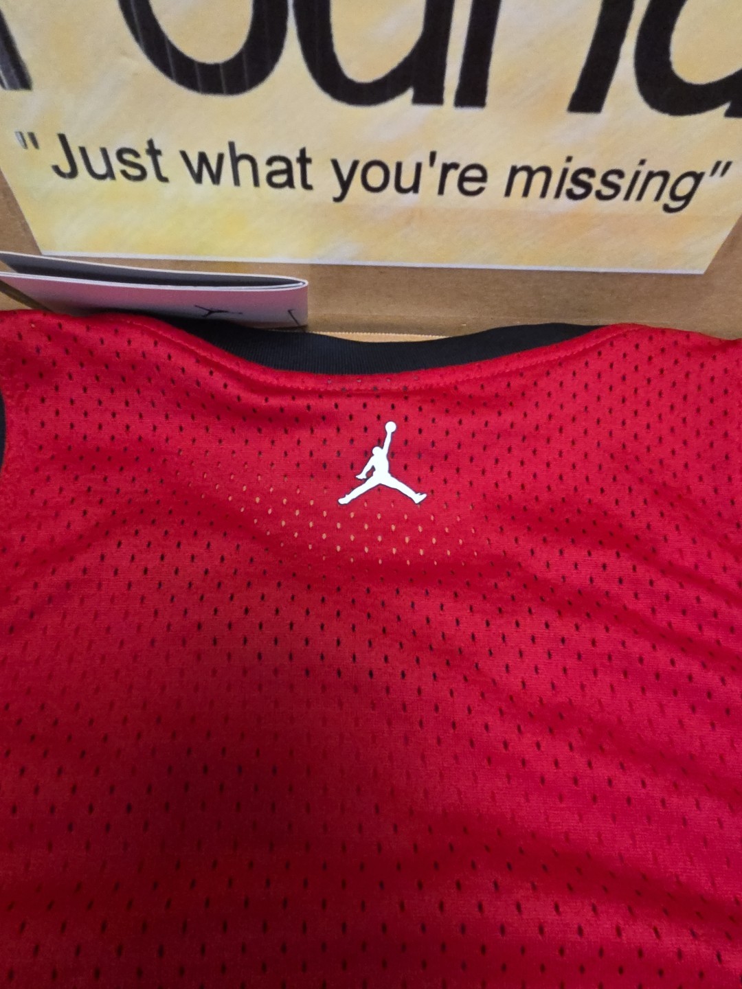 Nike Air Jordan Womens S Heritage Core Dress Jersey 23 Red DO5029-100 Loose Fit
