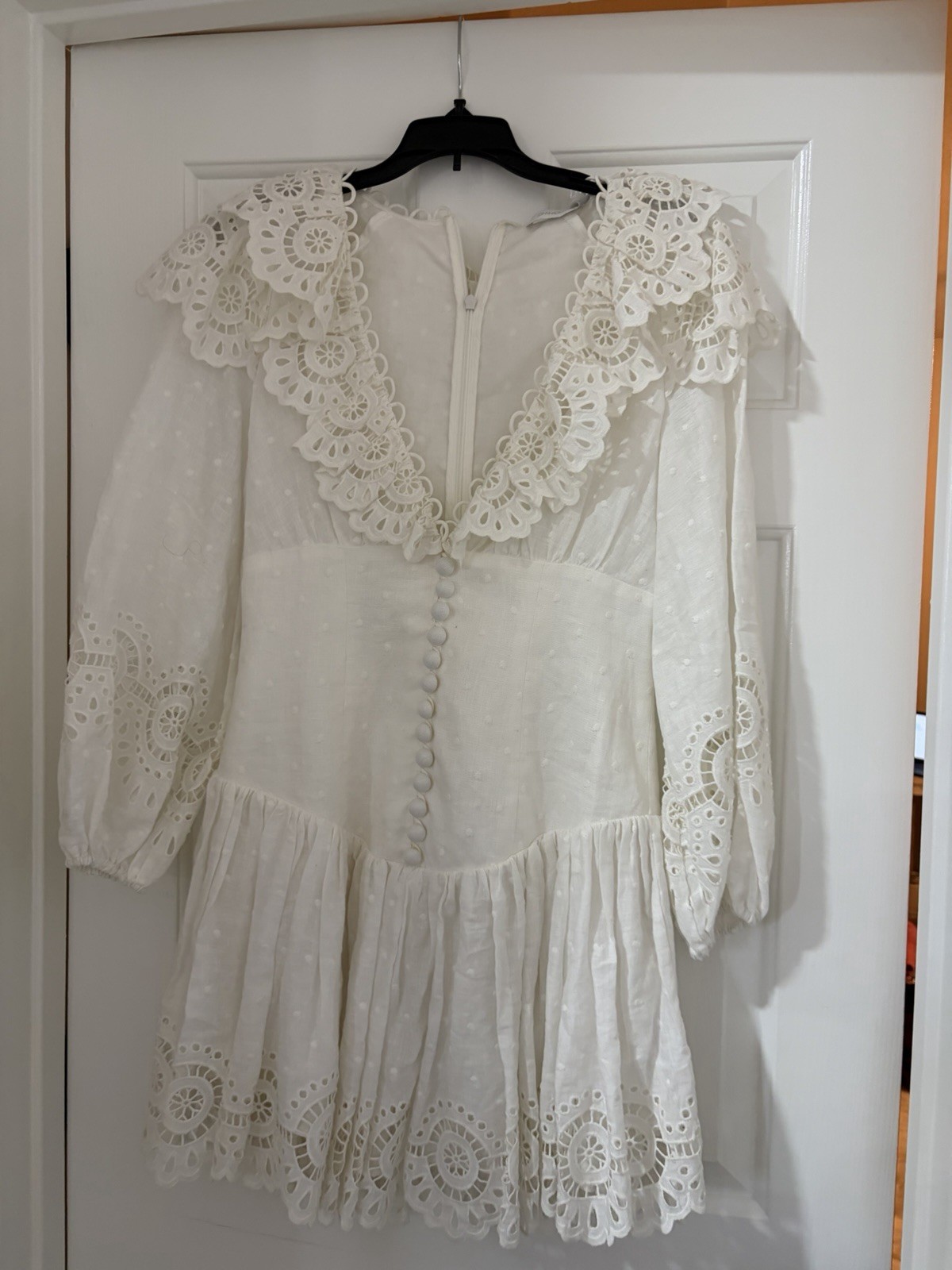 Zimmermann Bellitude Scallop Mini Dress – Size 2/Us 8 New with Tags