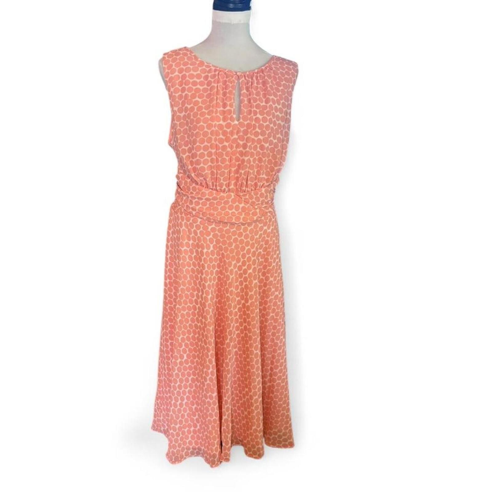 Karin Stevens vintage polka dot maxi dress Size 18