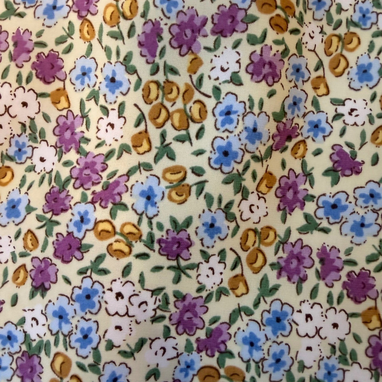 Cottagecore Floral Lightweight Lined Floral Summer Mini Dress NEW (SM) Romantic