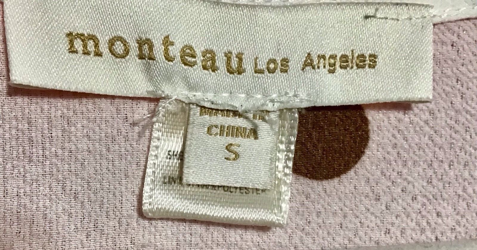 Monteau Los Angeles Lined Dress Size S