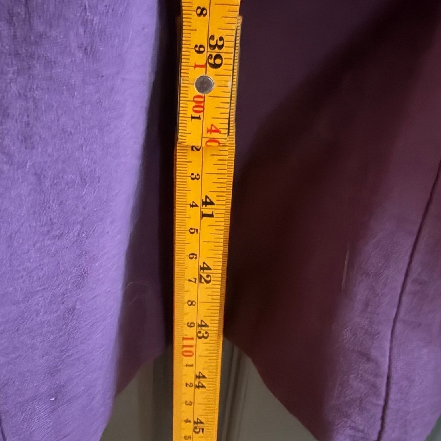 Soft Surroundings Plum Purple Button Down Midi Shirt Dress PXL Dark Academia