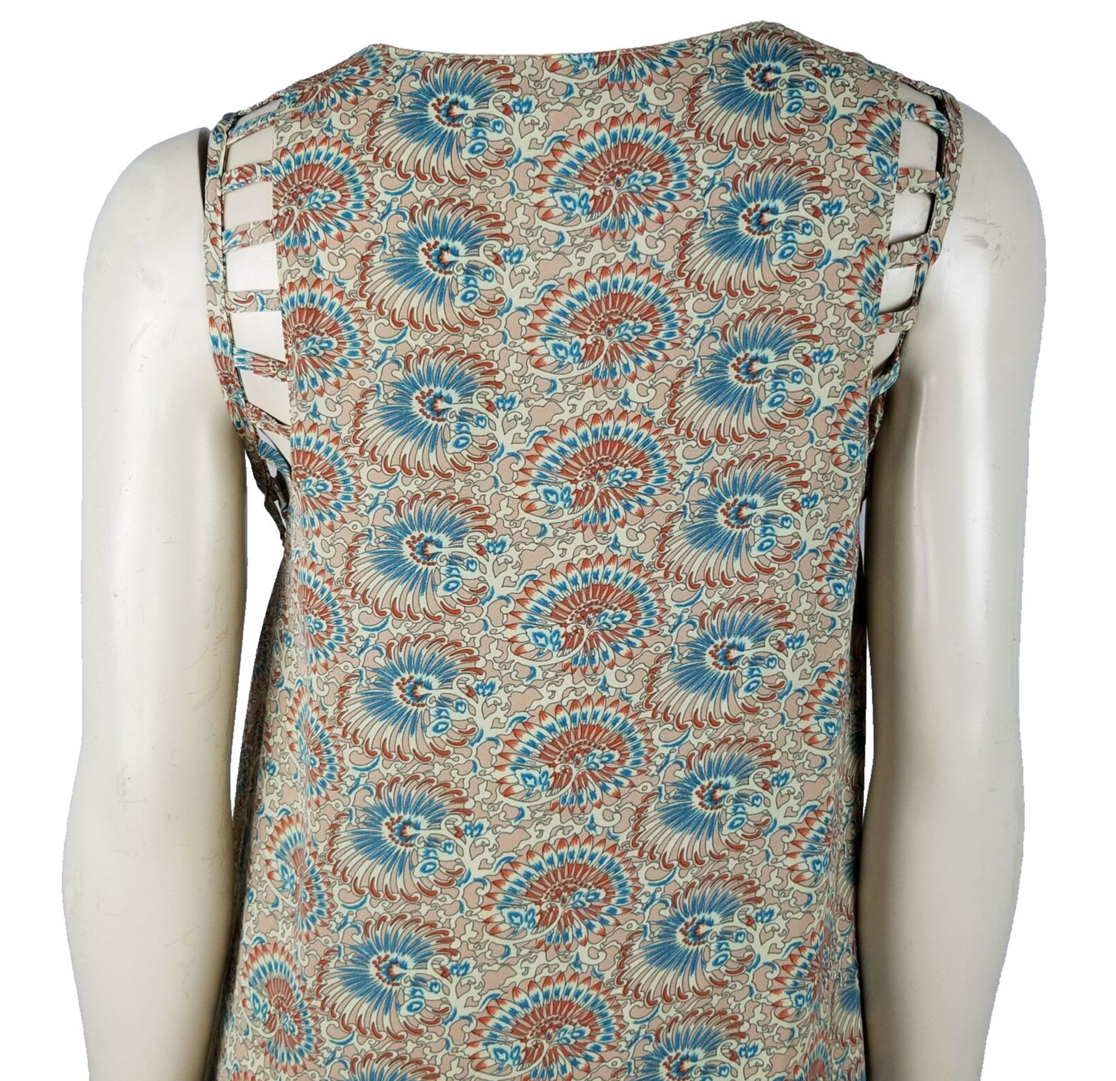 Umgee USA sleeveless Tunic polyester comfortable above knee dress size M