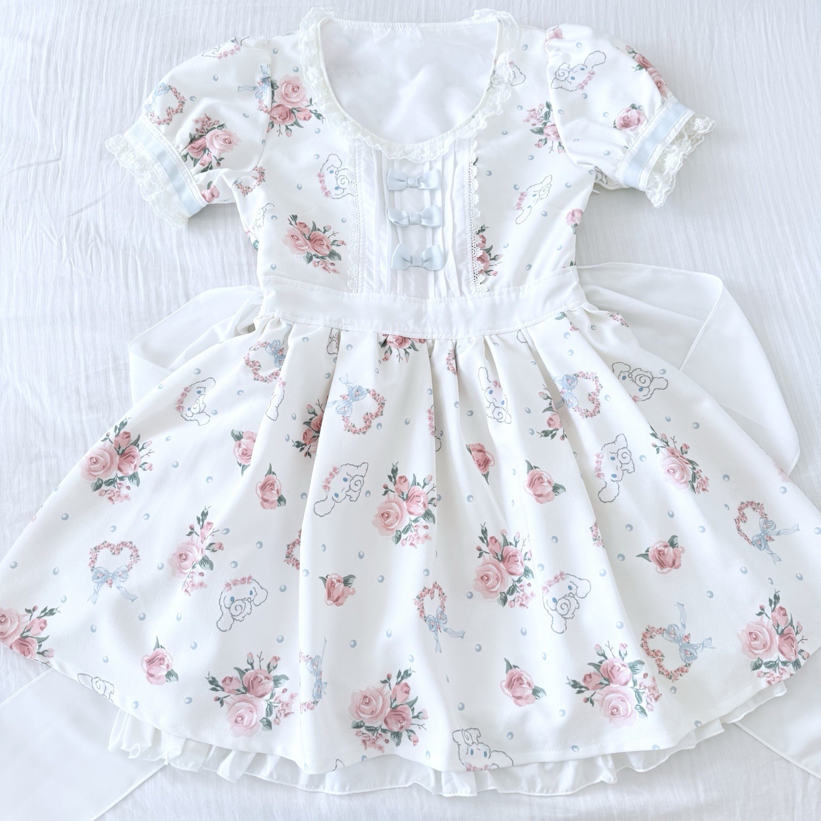 Liz Lisa Cinnamoroll Sanrio Collab White Summer Dress Kawaii J Fashion Himekaji
