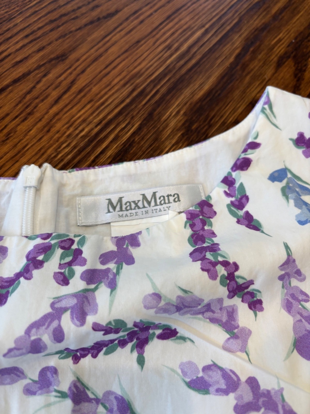 MaxMara Pretty Floral Print Dress, Size 4-6