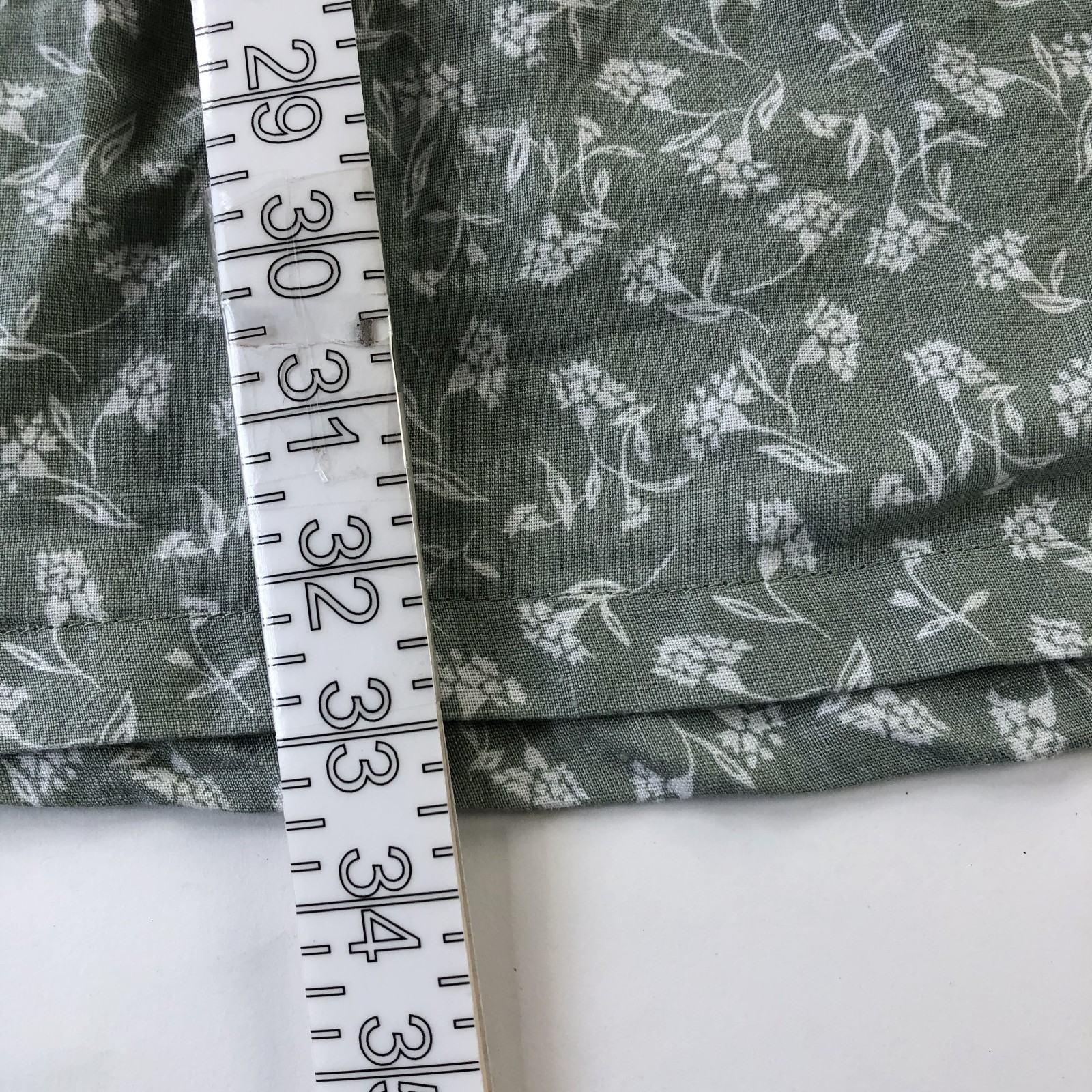 Joie NEW Small 100% Linen A-Line Above Knee Mini Dress Green White