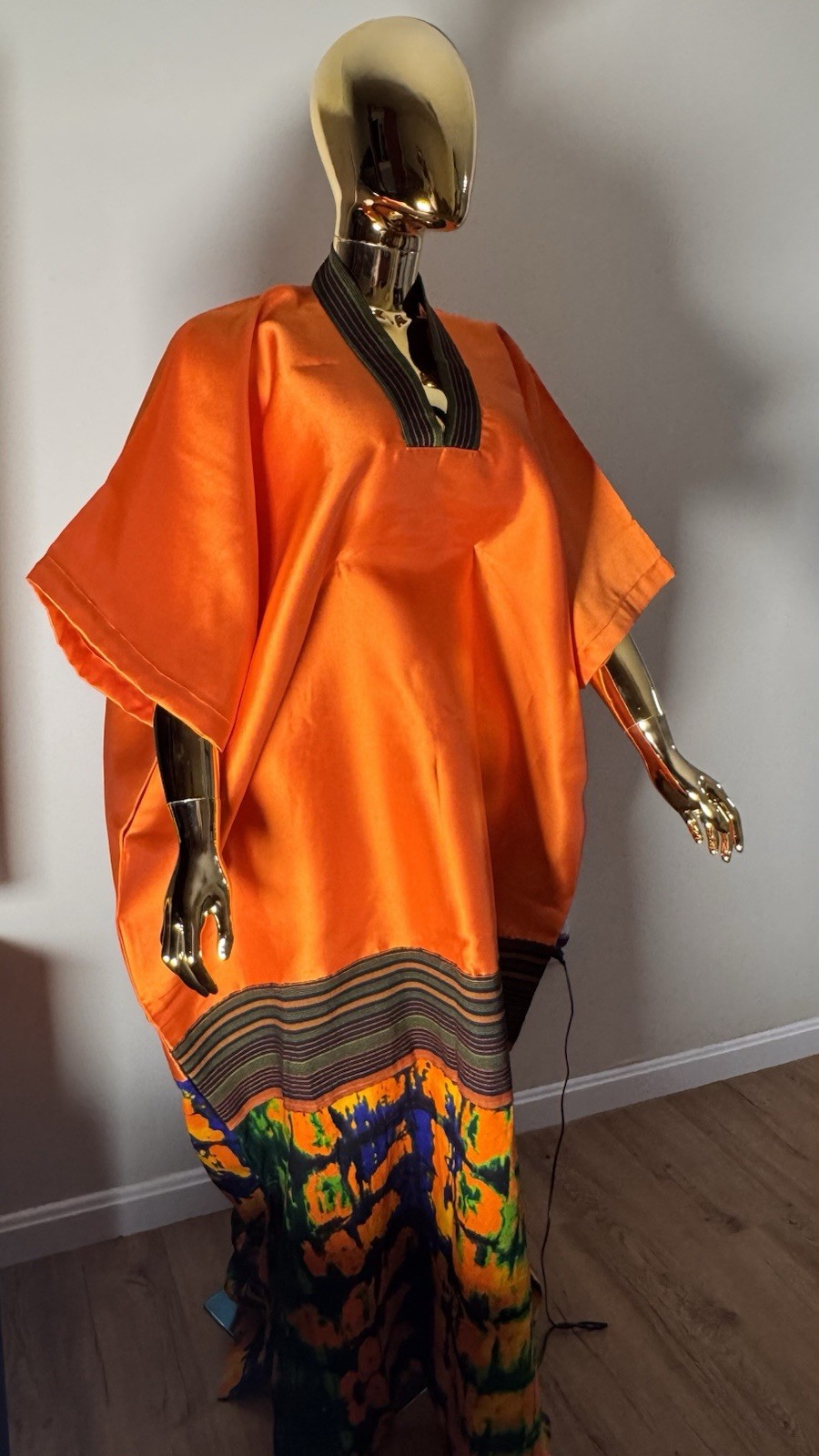 African Print Ankara Bubu Dress With Asoebi