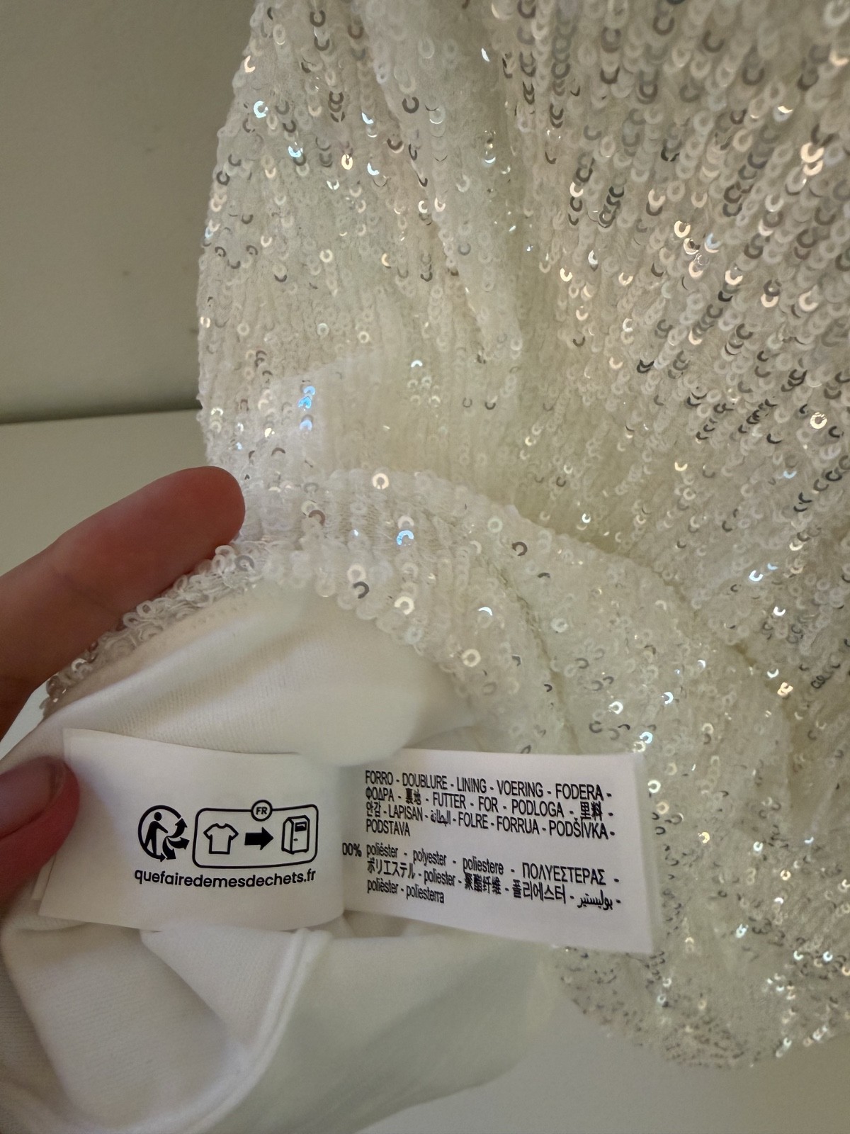 Zara Sequin midi dress Size s