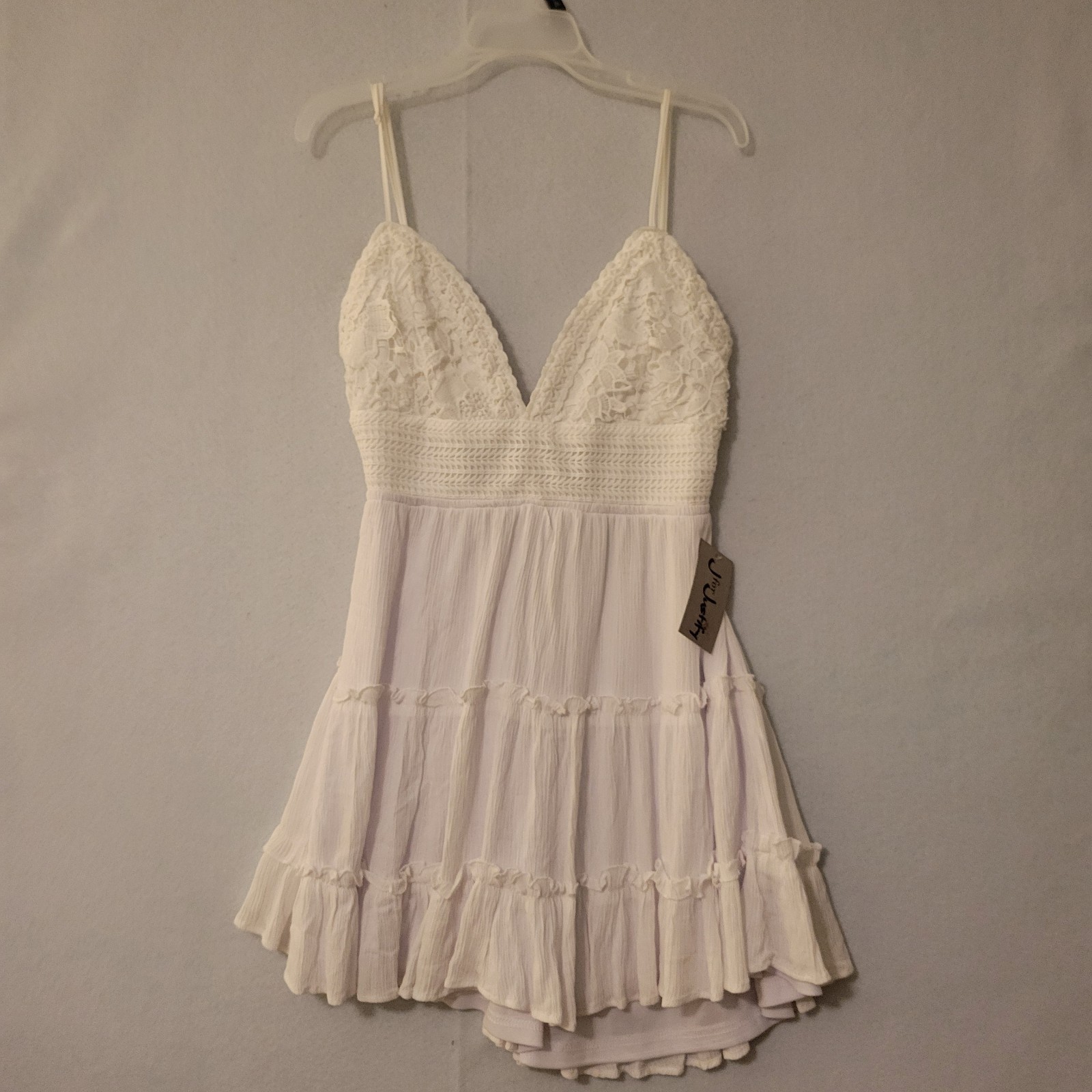 J for Justify Women’s White Embroidered Sundress Size XL
