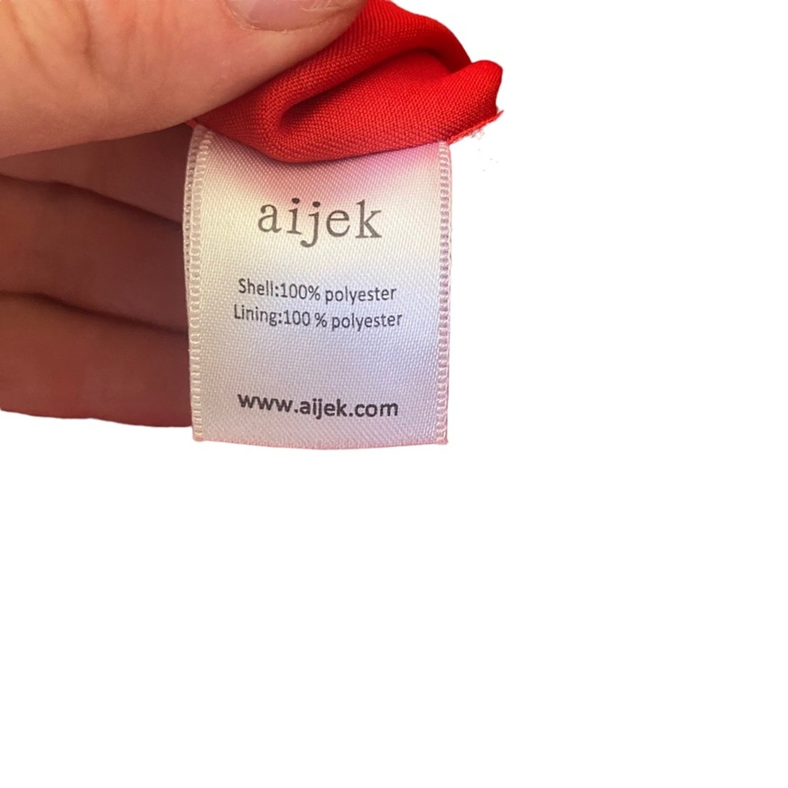 AIJEK VALENCIA WAVE COLD SHOULDER DRESS Rogue Red Size 1/ (US 2-4)