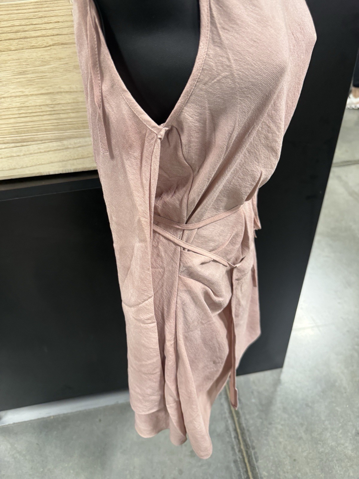 Acne Studios Women’s US 4/EU 36 Wrap Tunic Dress Mauve Pink FN-WN-DRES000990 New
