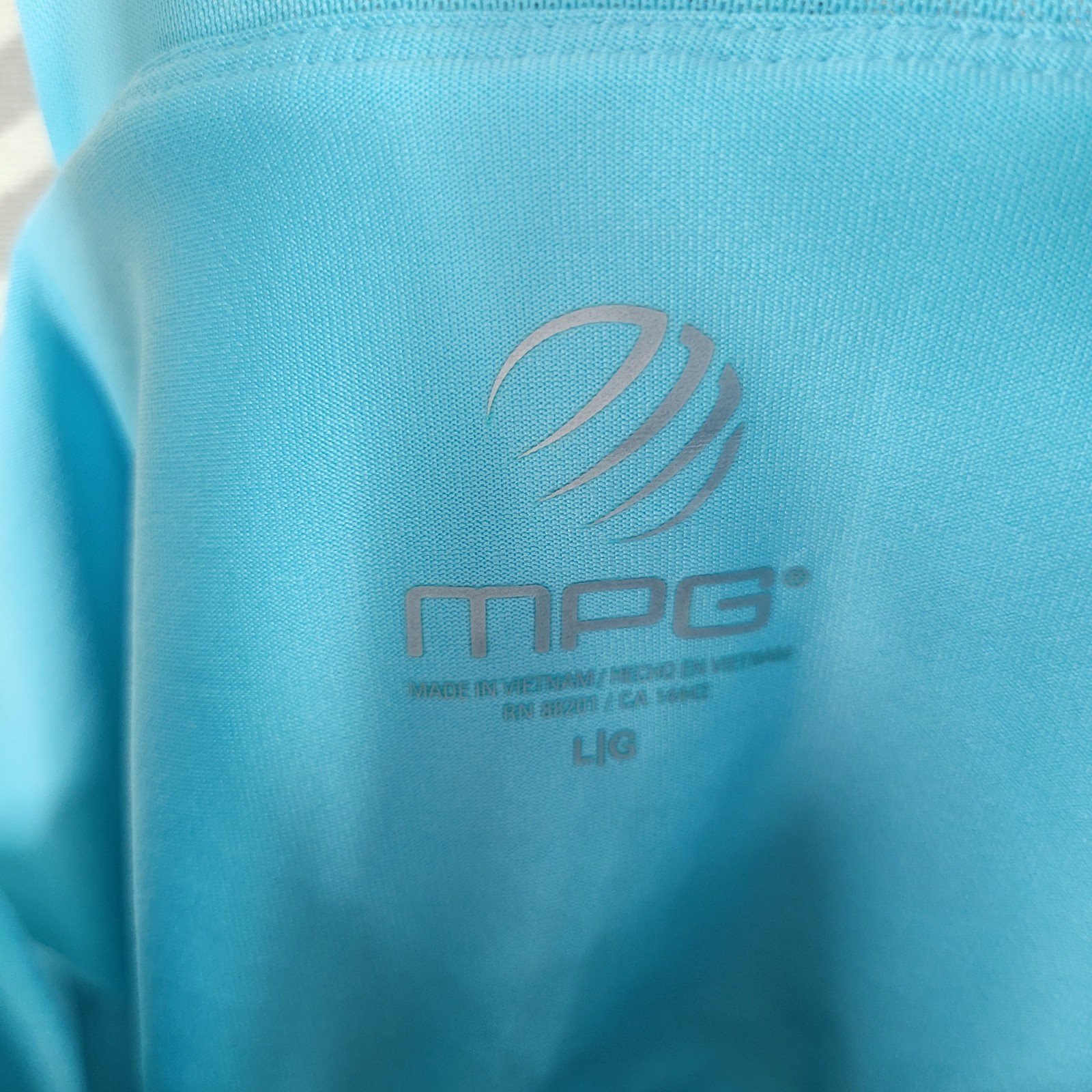 MPG Athletic Dress Size Large Yoga tennis golf Athleasure Turquoise blue Hiking
