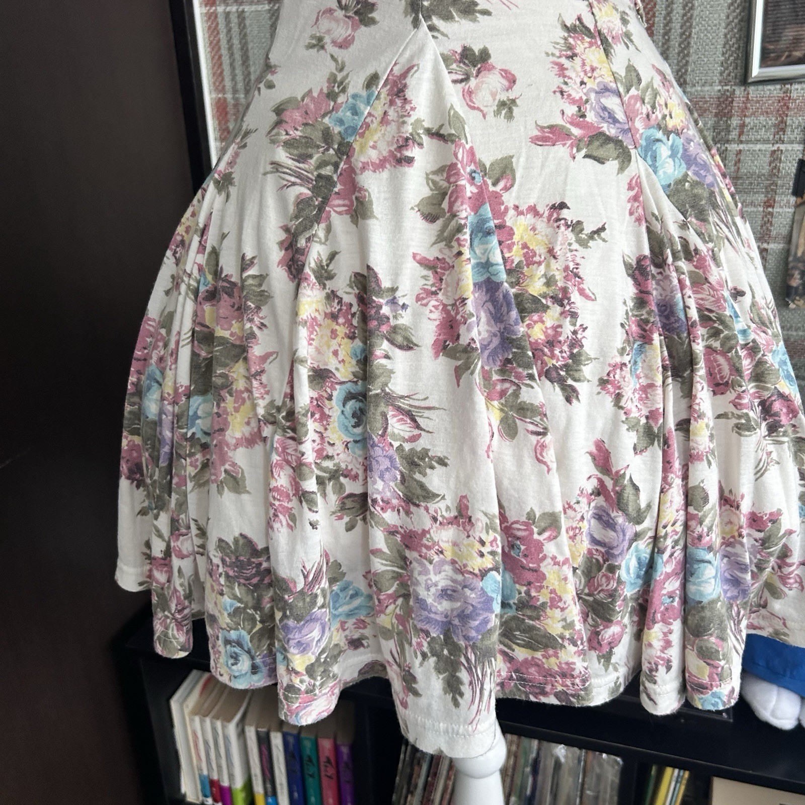 Rare LIZ LISA Vent Collection Puff Sleeve Floral Dress Square Neck Lolita