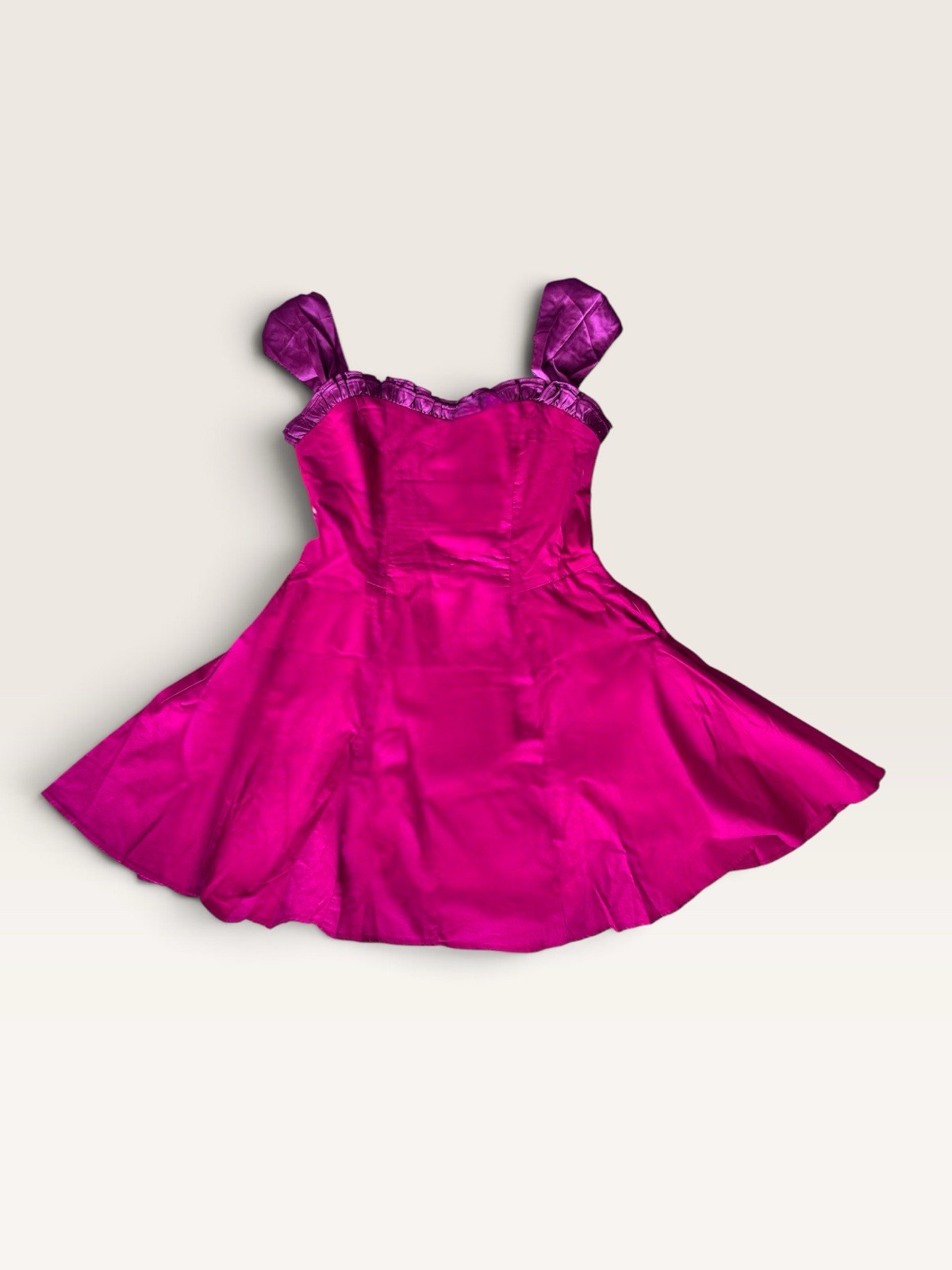 Free People Midnight Magic Mini Dress in Red Dahlia Combo Small NWT