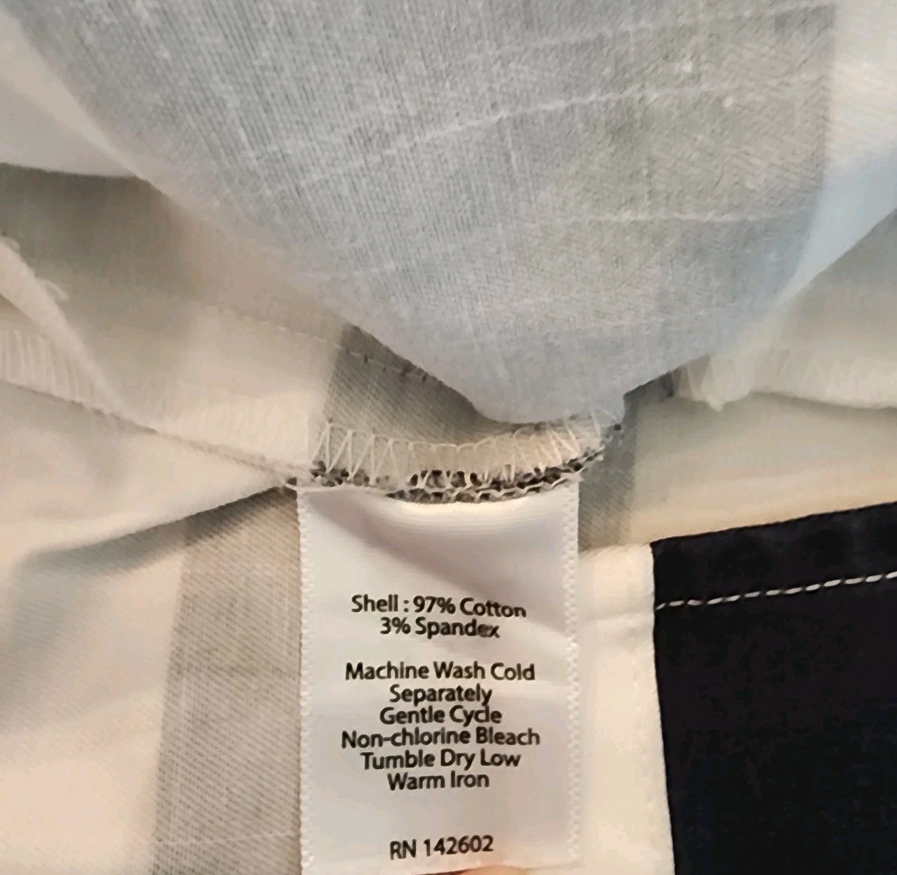 Sail to Sable Classic Tunic Dress Navy White Stripe Cotton M Coastal Preppy